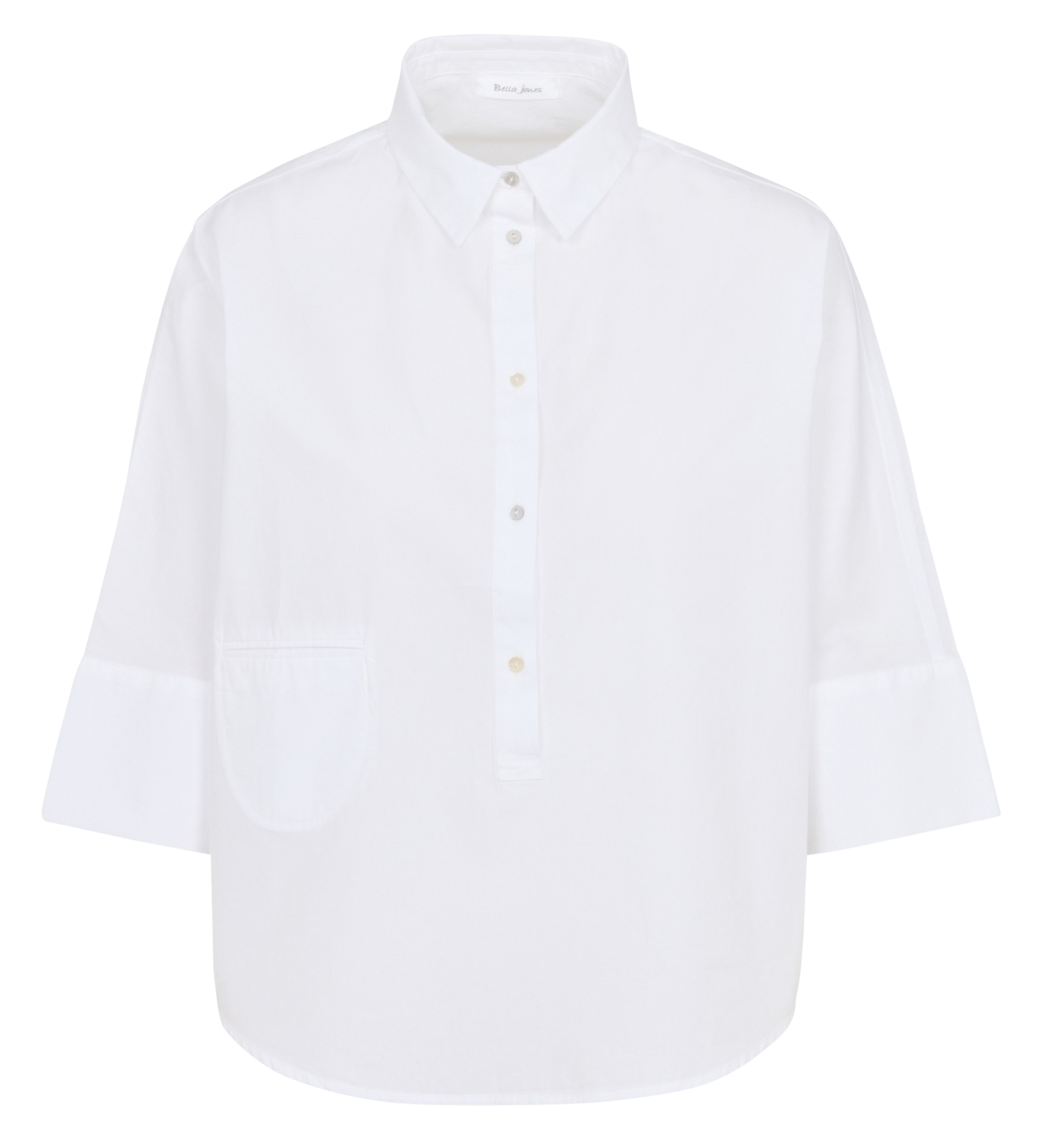 Blouse col classique en coton BELLA JONES