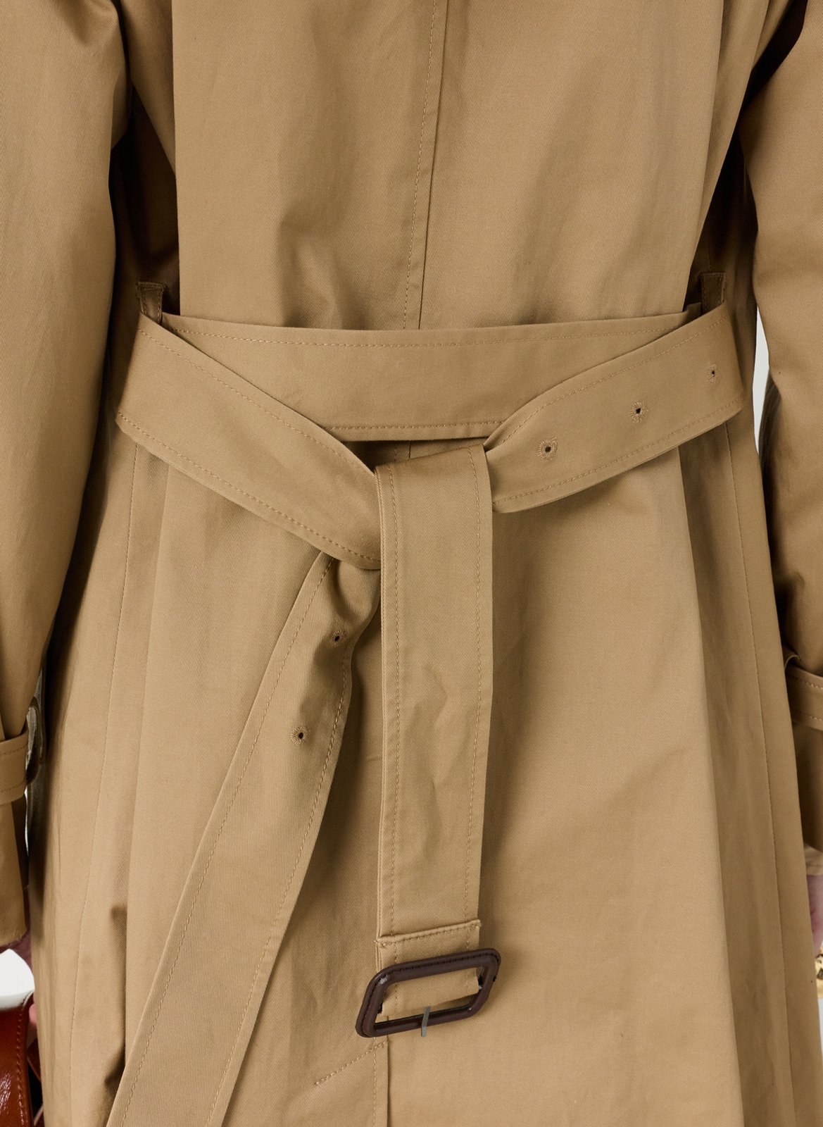 Trench long en coton mélangé GERARD DAREL Beige