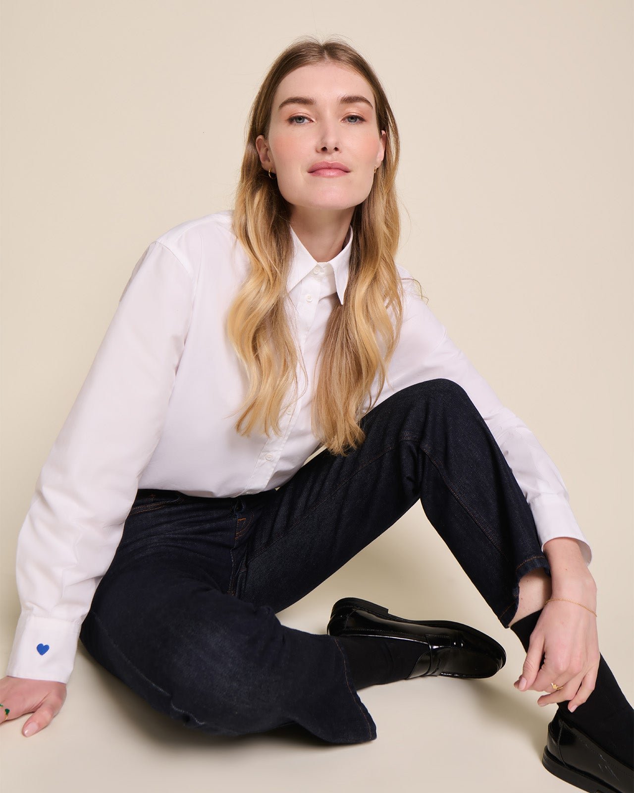 Jean droit brut EMOI EMOI Bleu