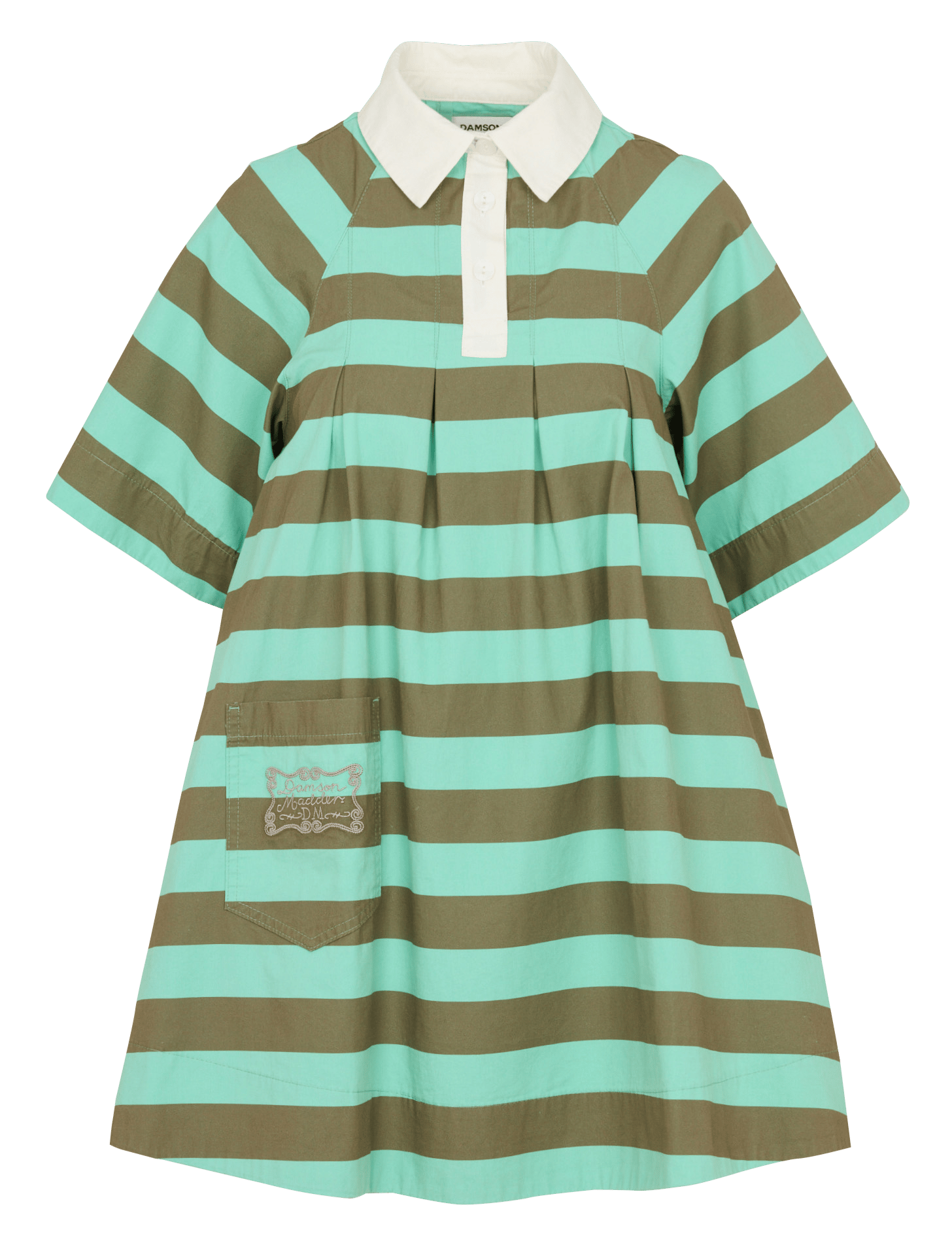 Kurzes Polokleid aus Bio-Baumwolle DAMSON MADDER Mehrfarbig