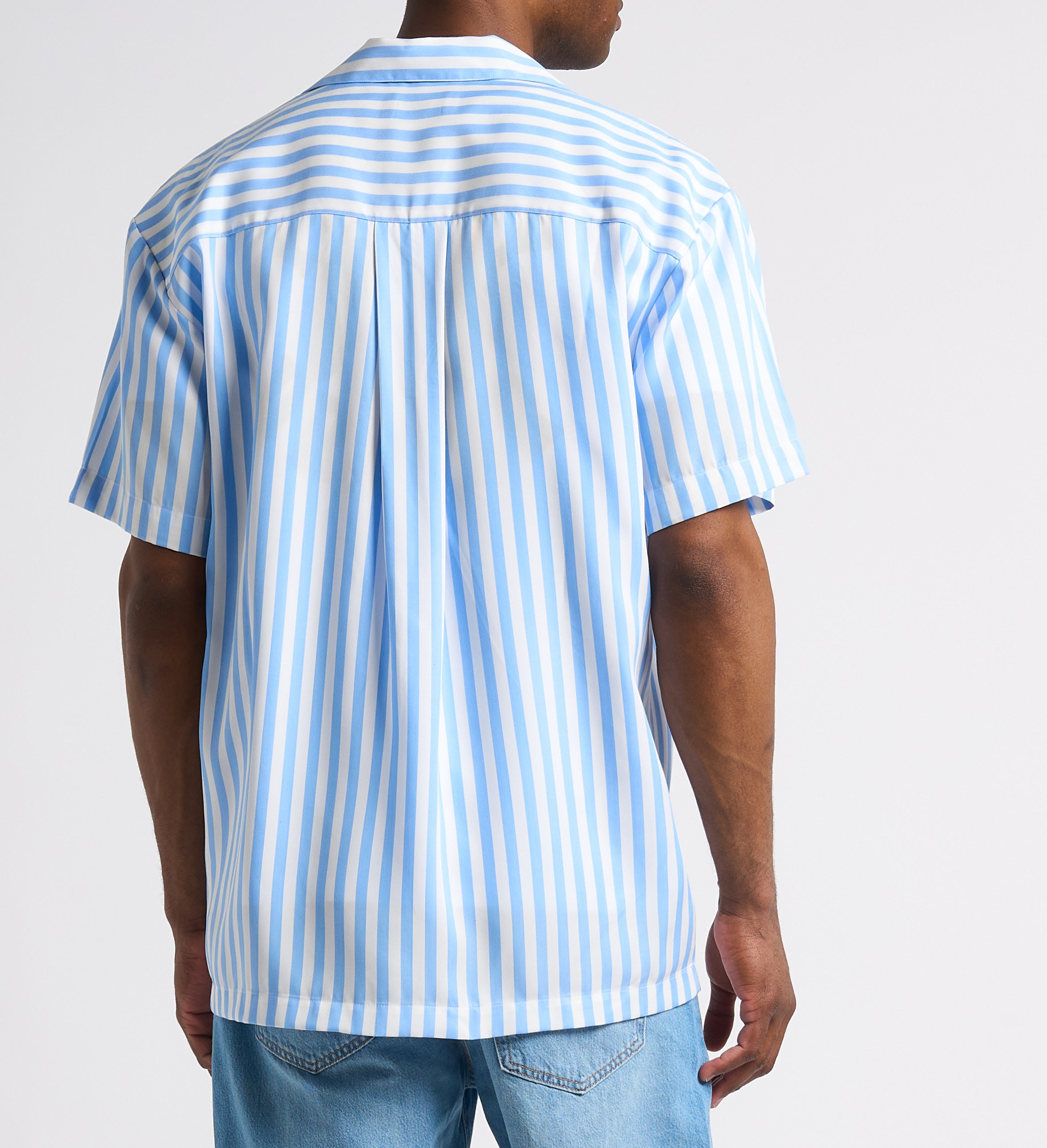 Chemise ample col classique à rayures MAISON LABICHE Bleu