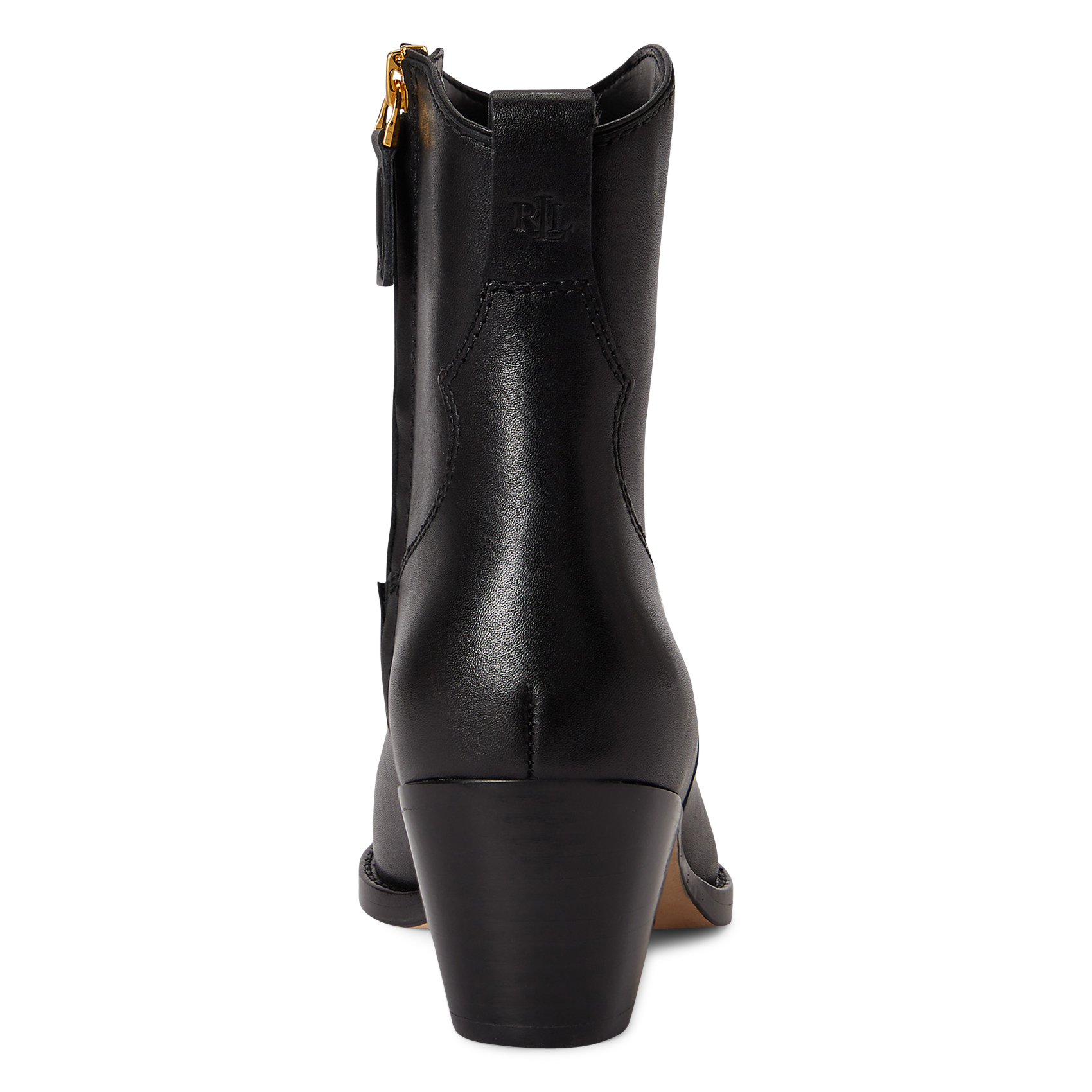 Bottines en cuir LAUREN RALPH LAUREN Noir