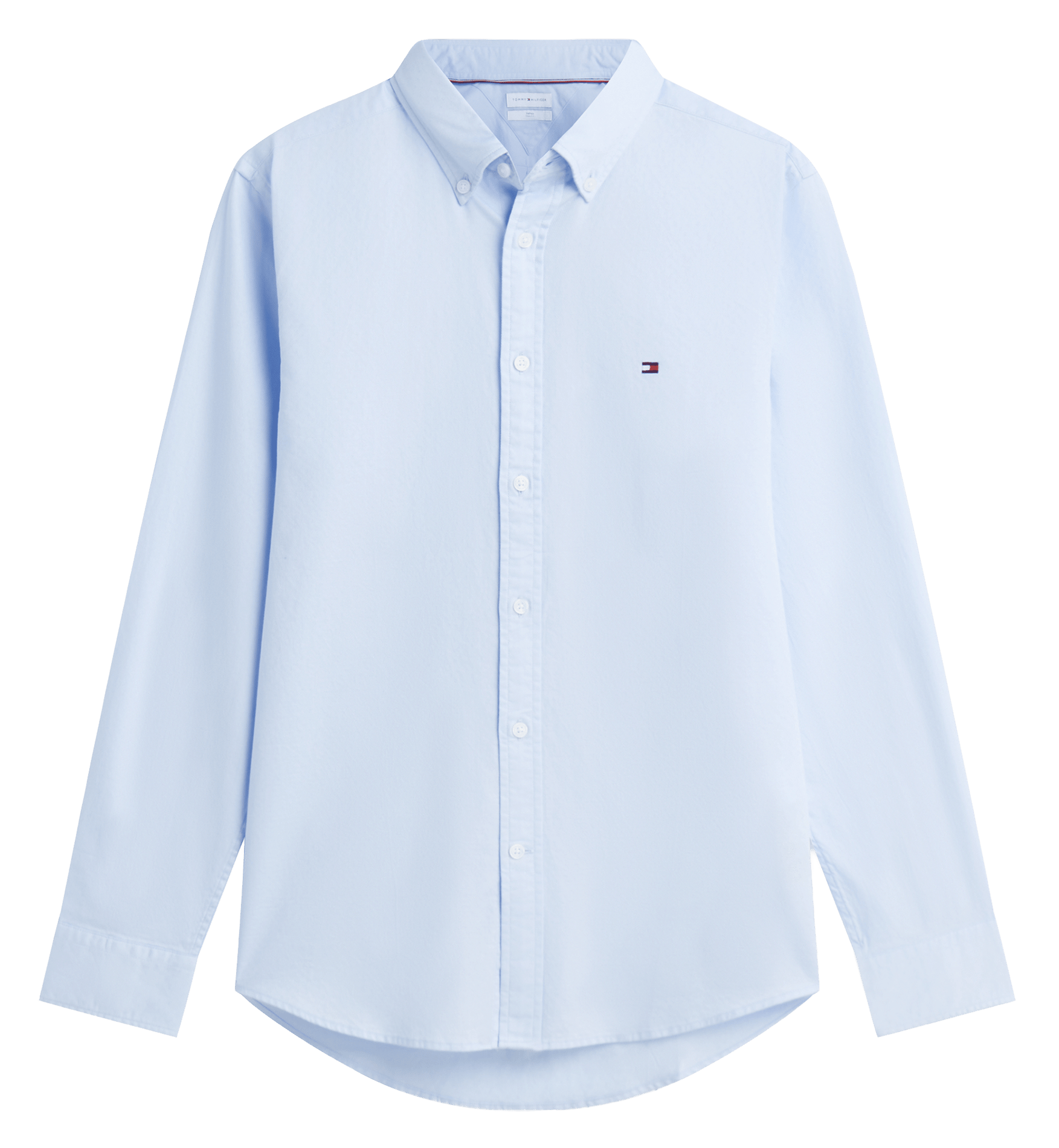 Tailliertes Hemd - Baumwolle TOMMY HILFIGER Blau