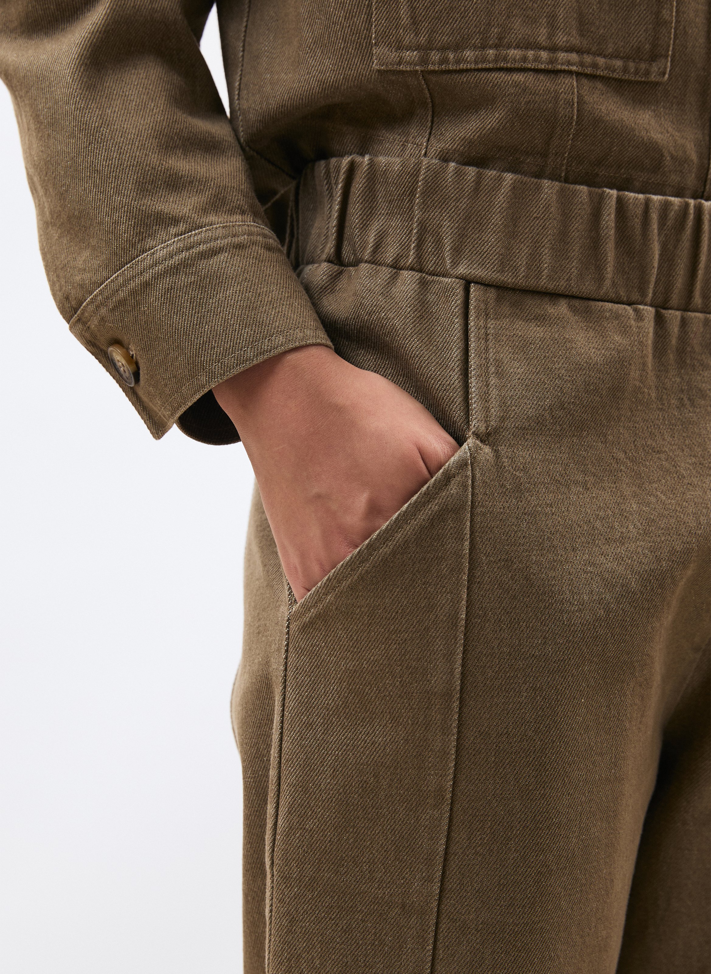 7/8 Denim katoenen broek HUMILITY Rood