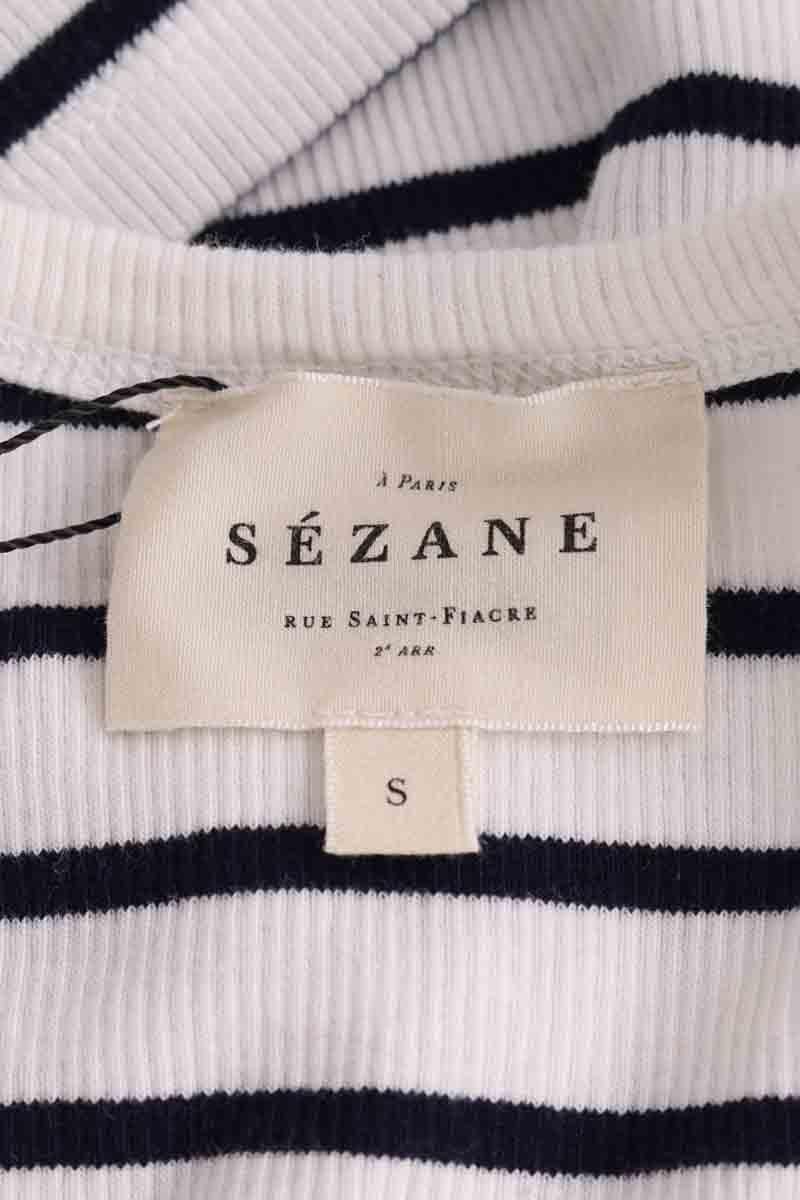 Top sans manche SEZANE - Seconde main Blanc