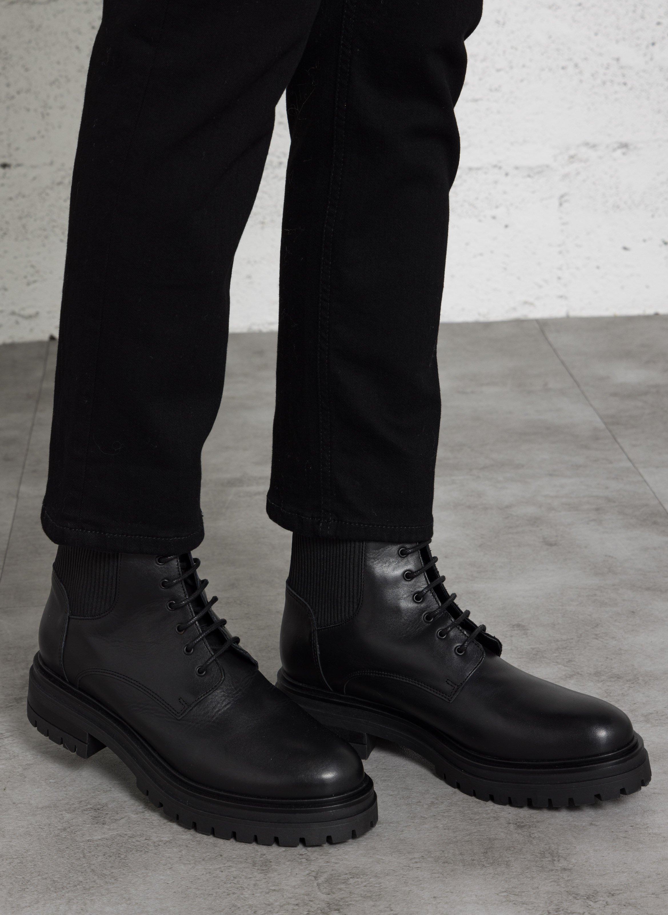 Bottines en cuir MELLOW YELLOW Noir