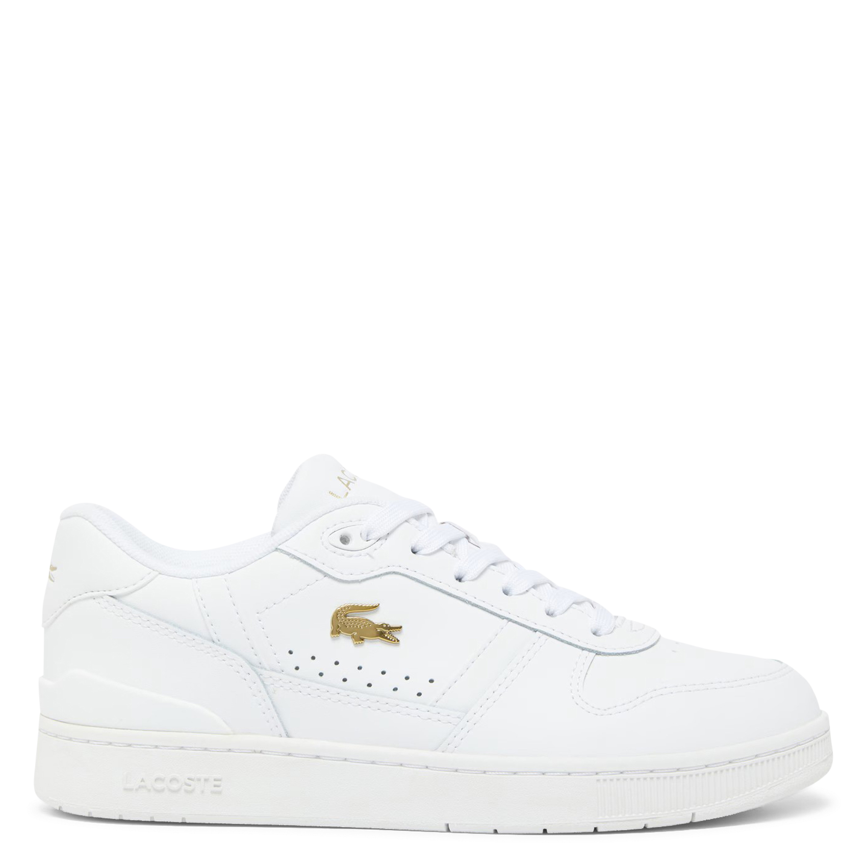 Baskets basses en cuir  LACOSTE Blanc