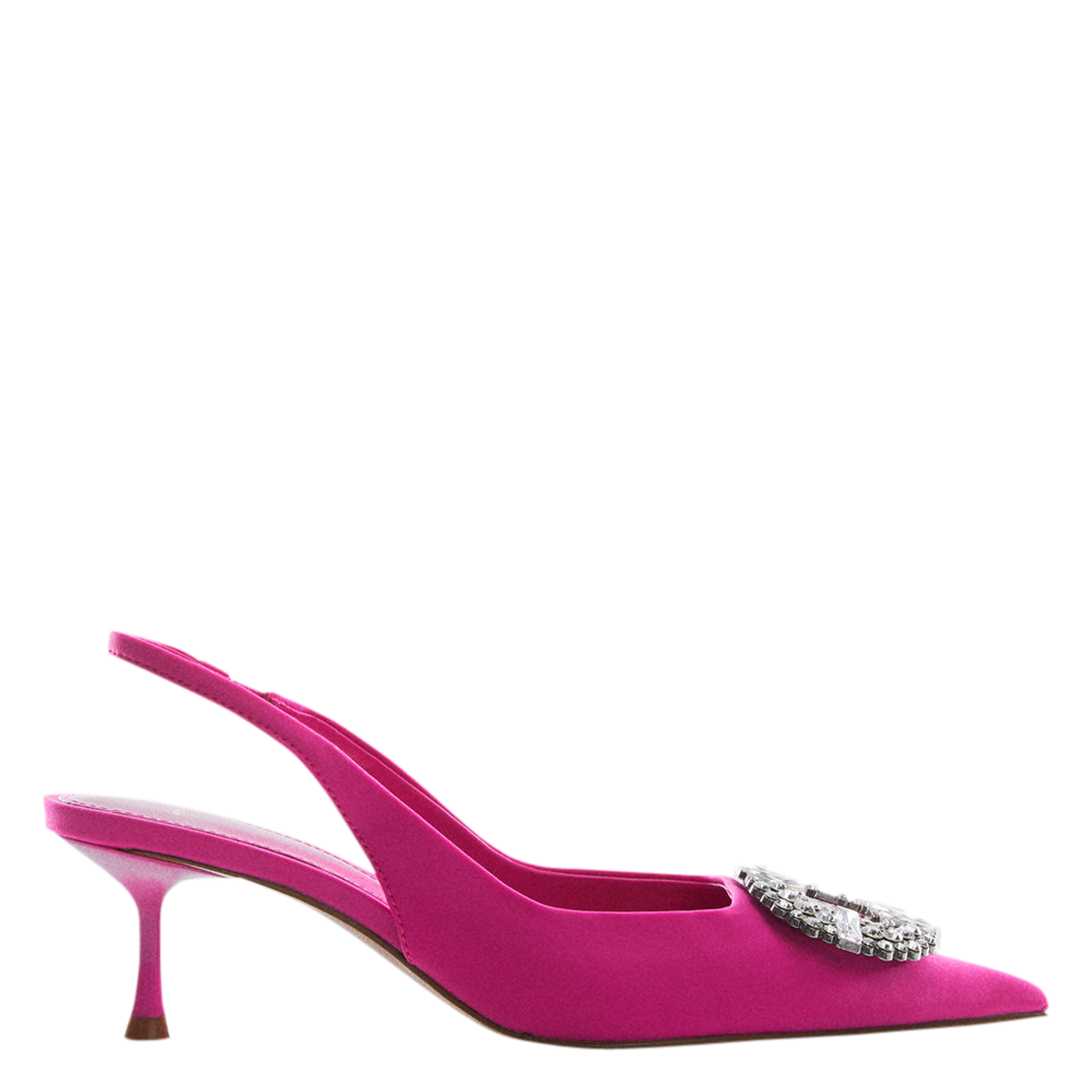 Rhinestone jewel pumps PinkMANGO