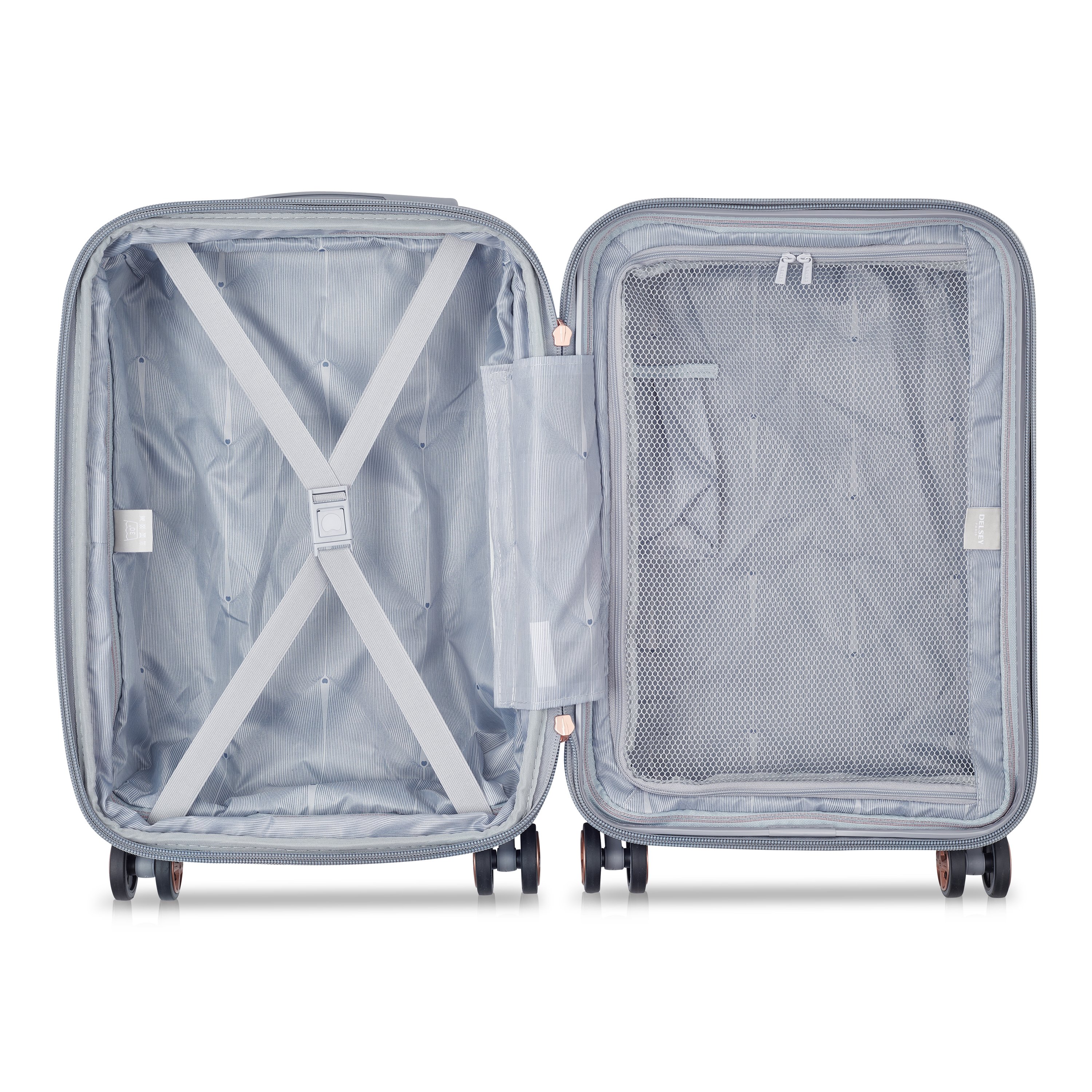 Rigid cabin suitcase DELSEY PARIS Grey