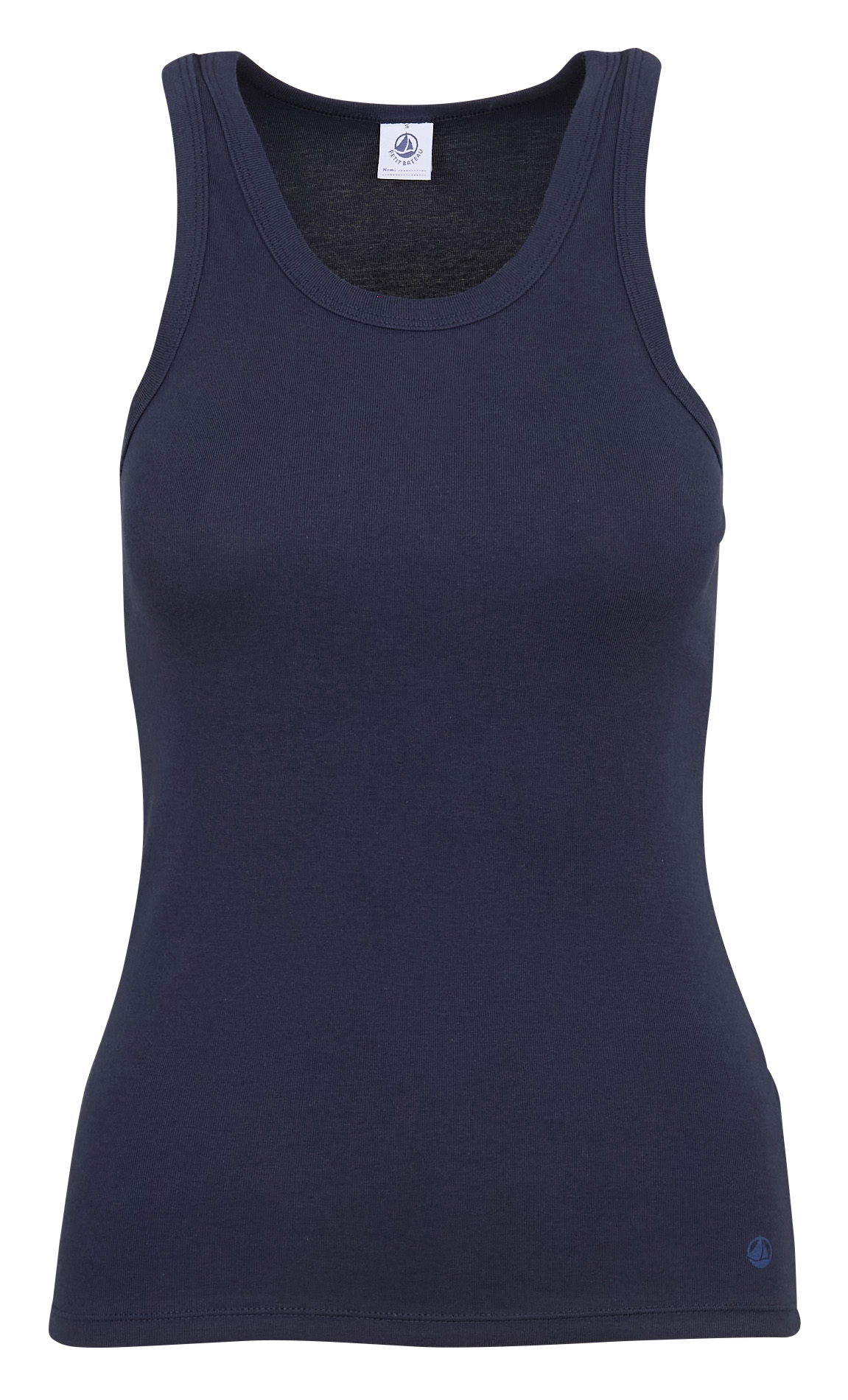 Débardeur ajusté en coton  PETIT BATEAU Bleu