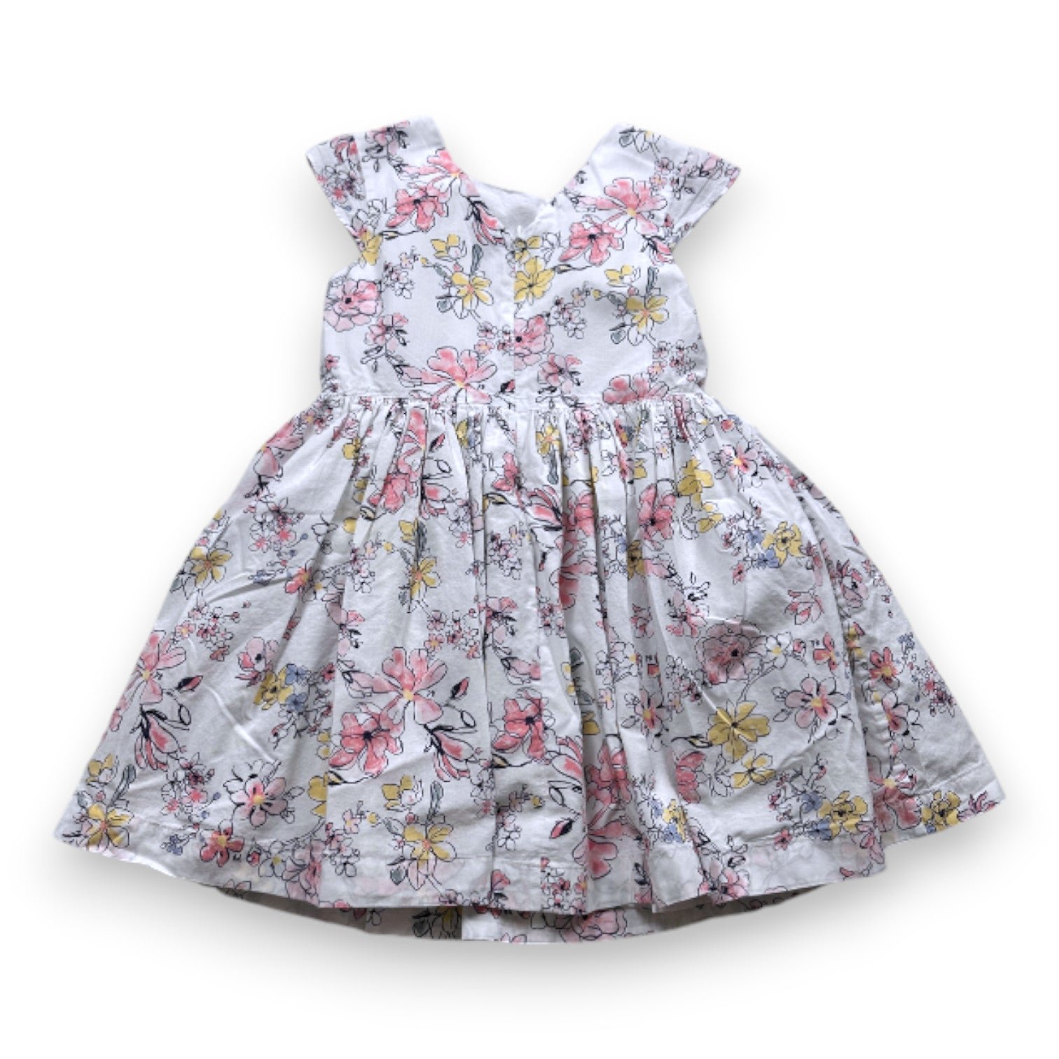 White child's dress - 8 years PETIT BATEAU - Seconde Main White