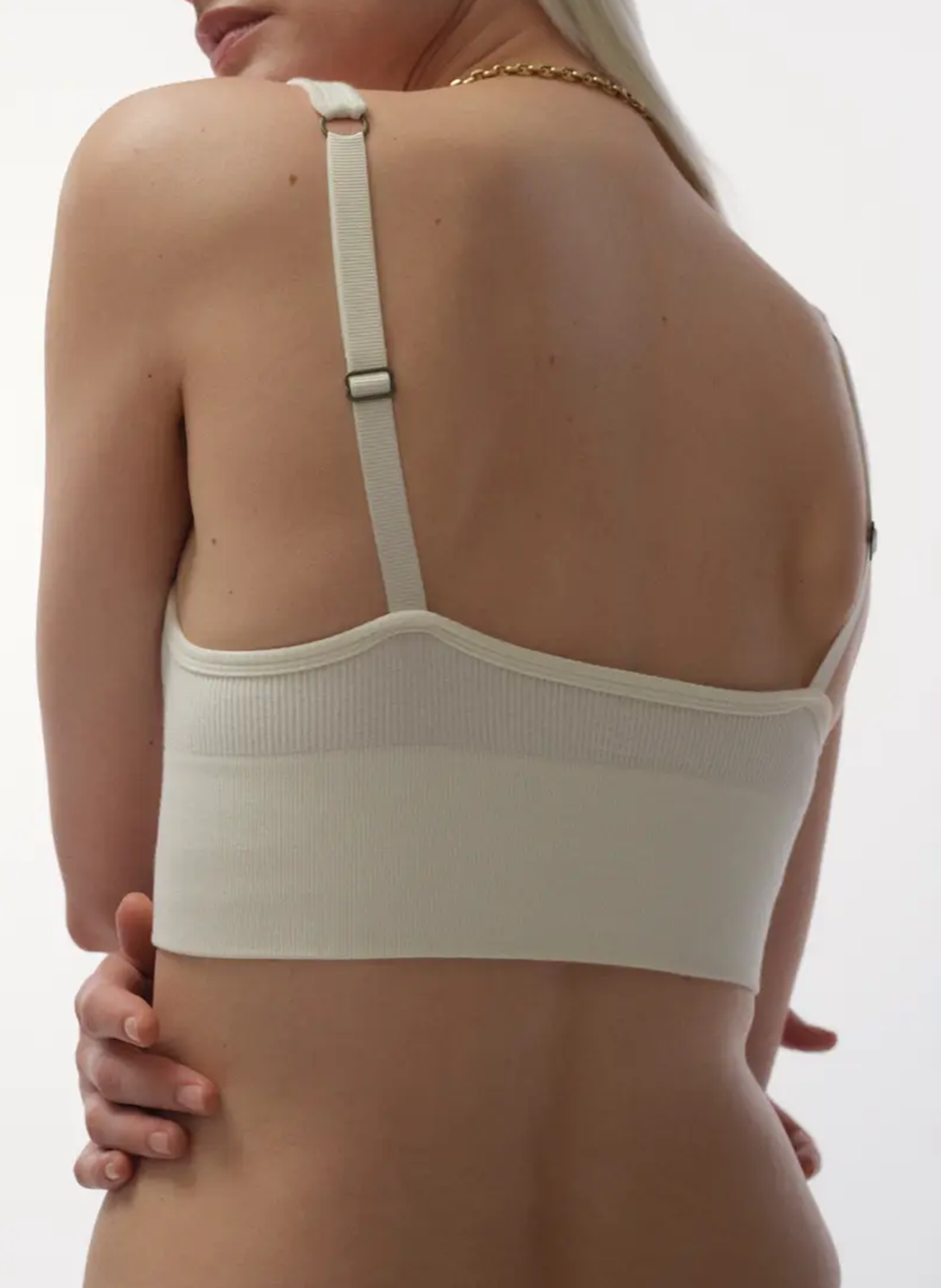 Bralette sportive à bretelles Blanc