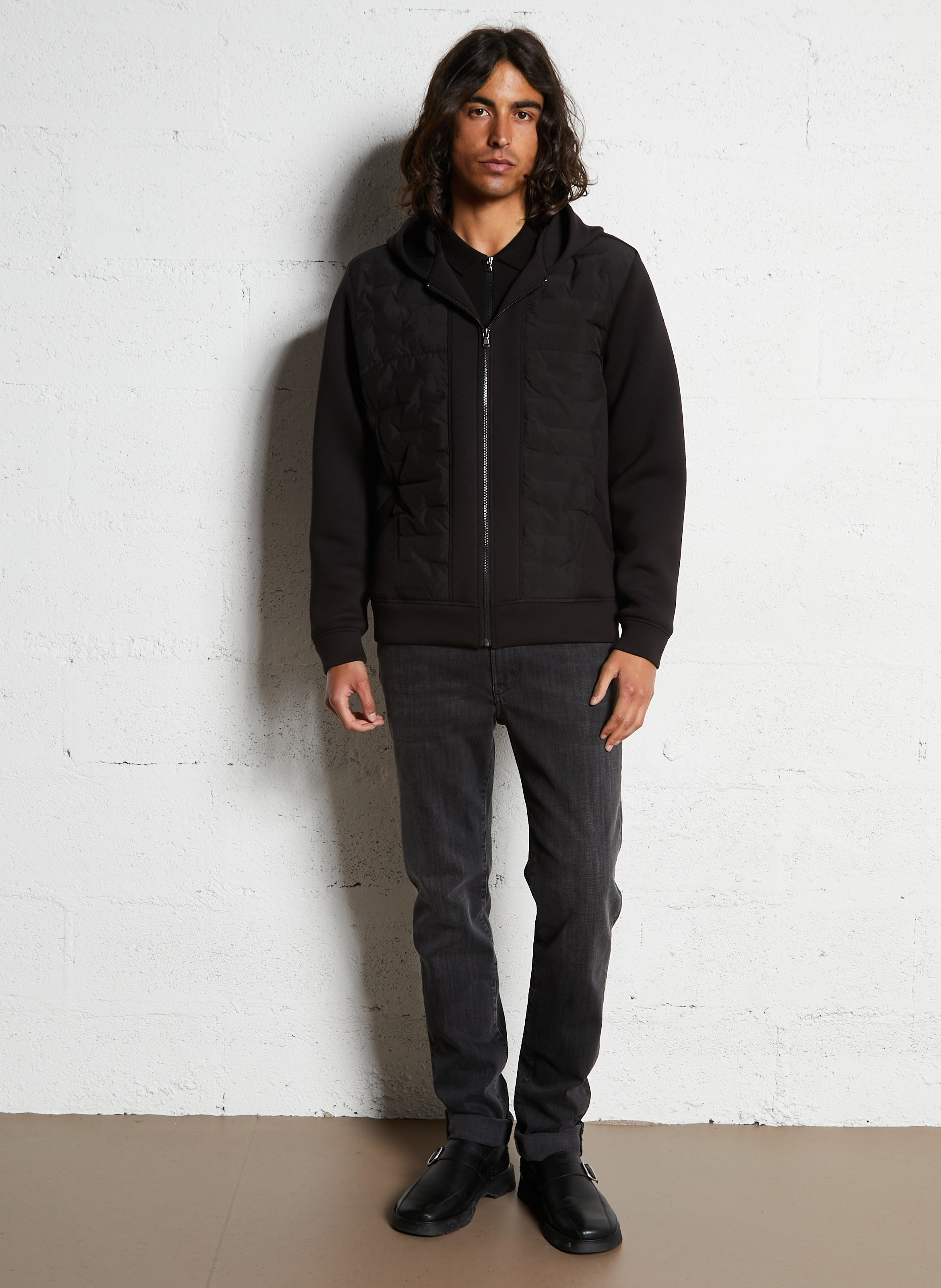 Gepolsterte gerade Jacke IKKS Schwarz