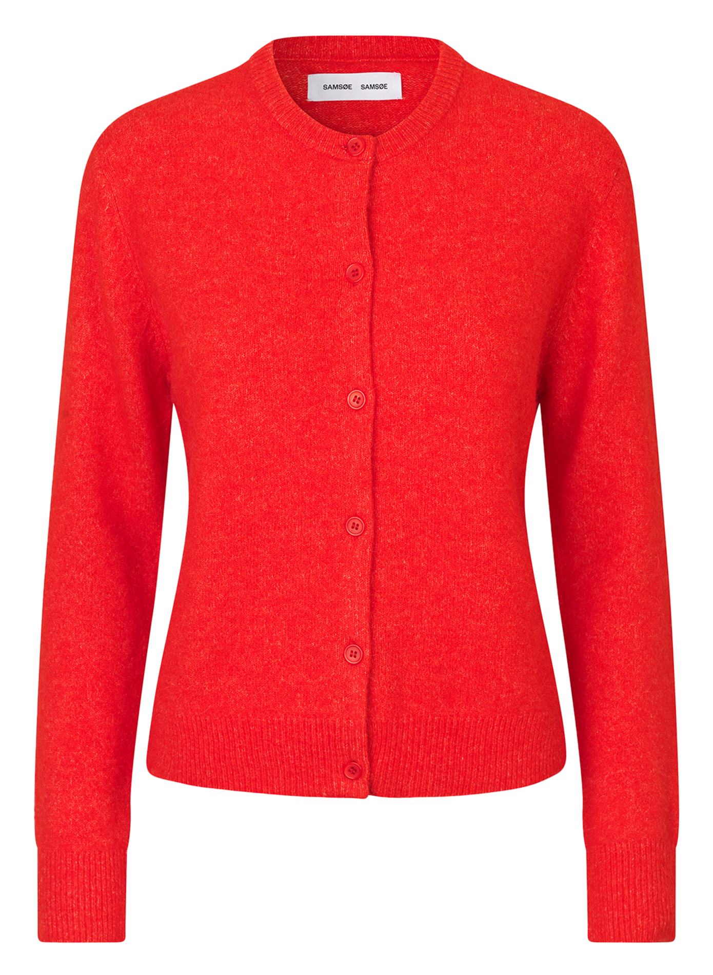 Cardigan en laine mélangée SAMSOE SAMSOE Rouge