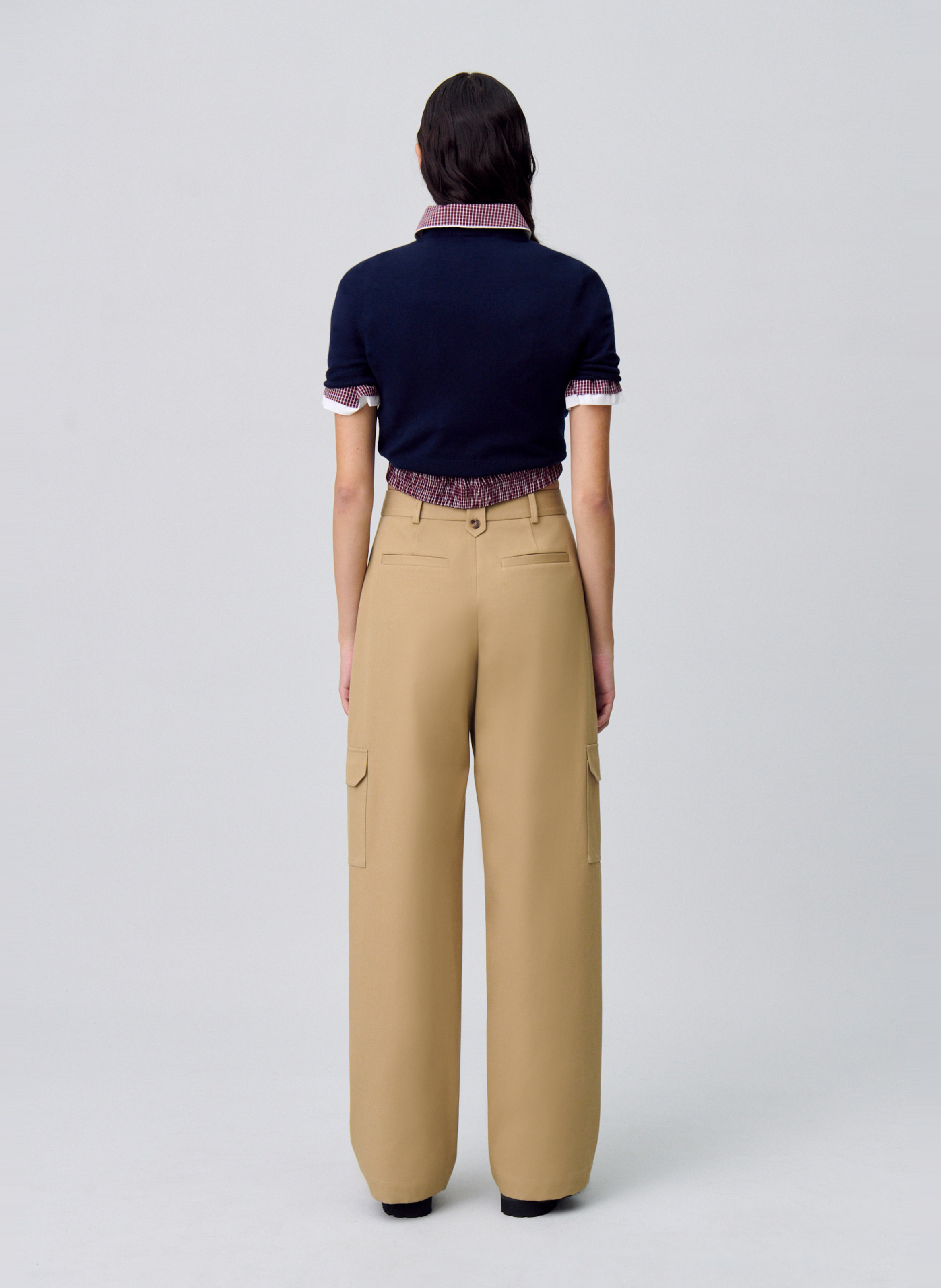 Weit geschnittene Jeans CLAUDIE PIERLOT Beige