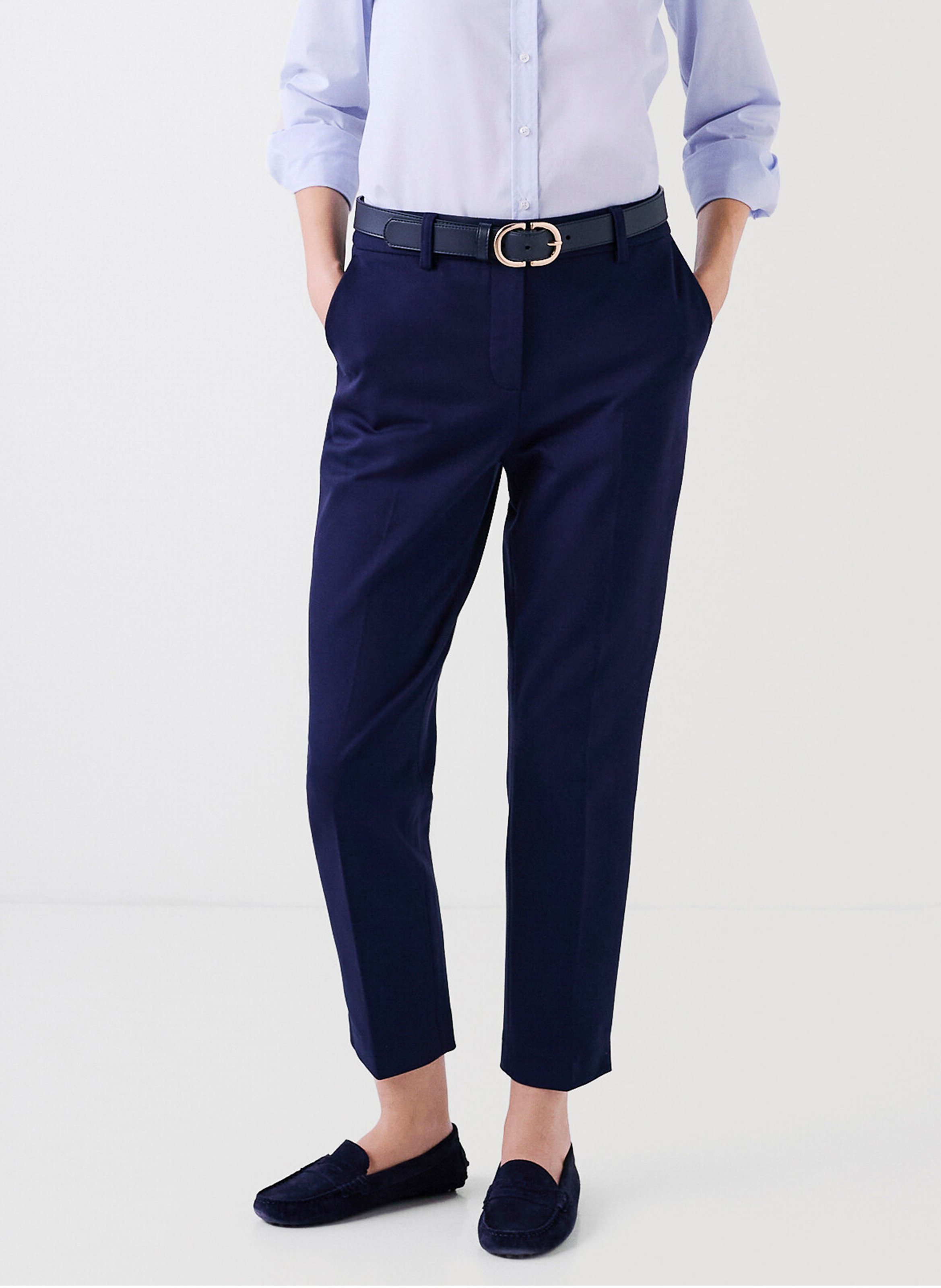 Pantalon slim CAROLL Bleu