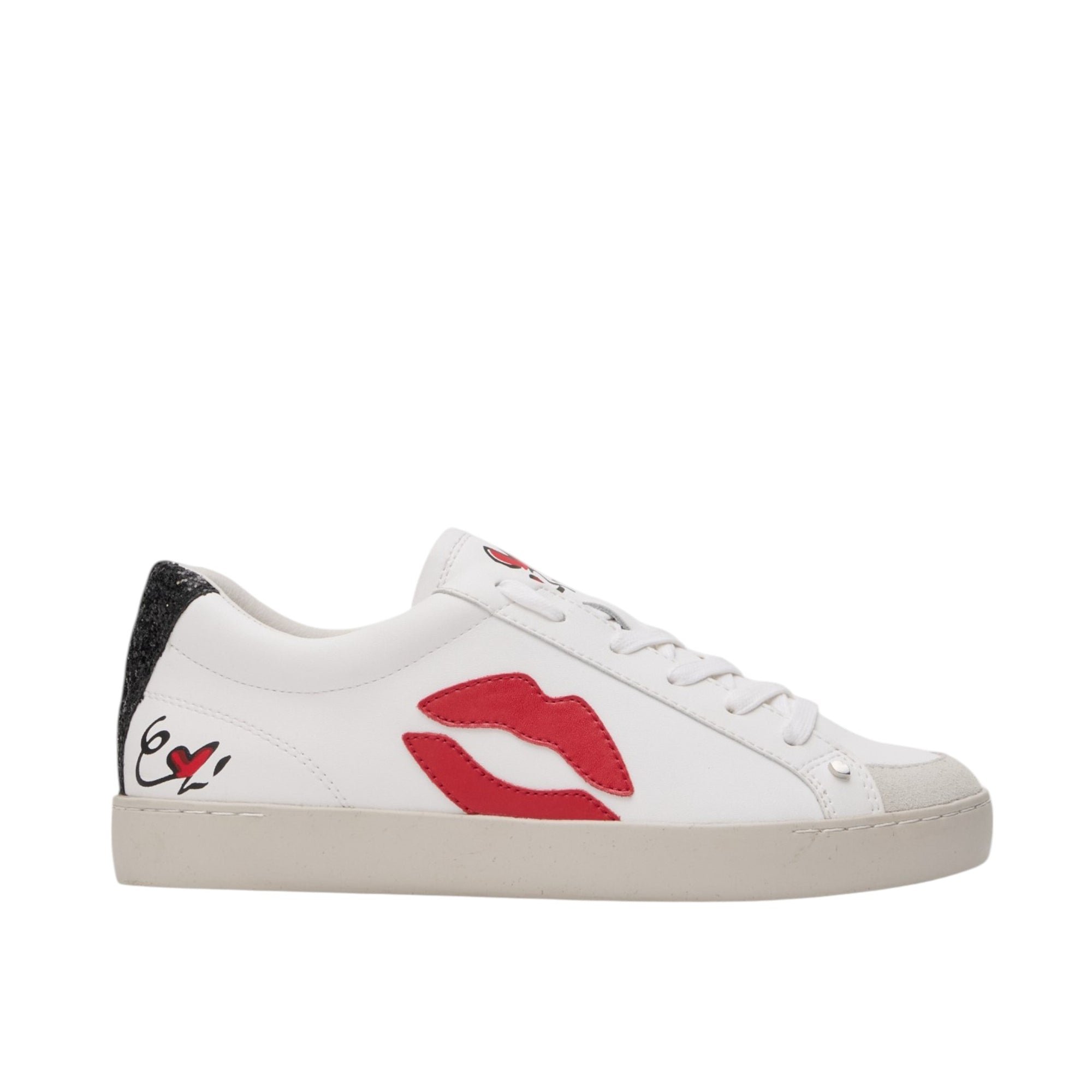 Jimmy leather sneakers BONS BAISERS PARIS White