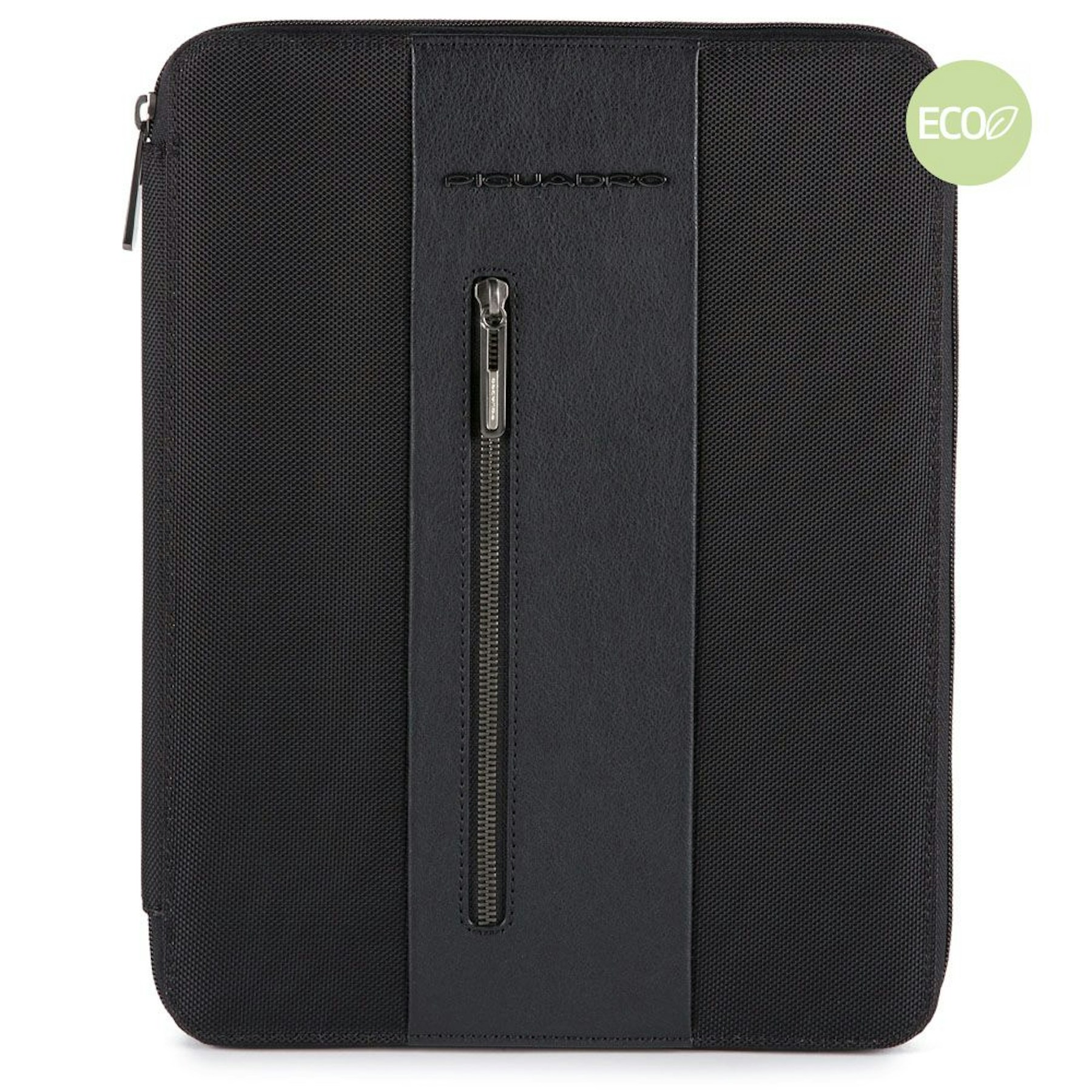 Recycled fabric clipboard with compartment PIQUADRO Black