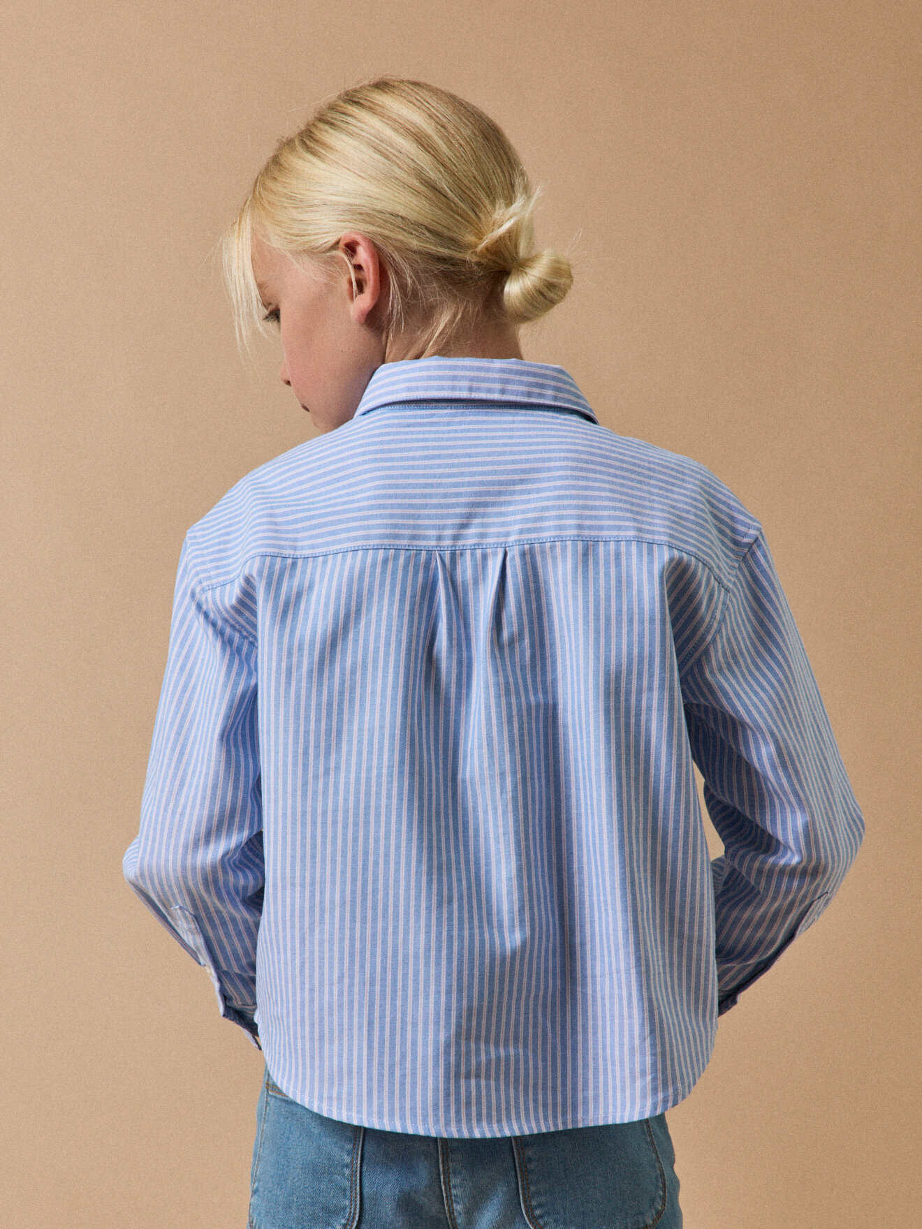 Striped shirt CYRILLUS Blue