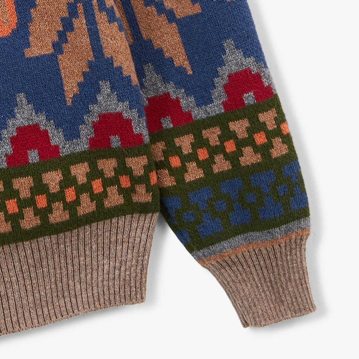 Junior jacquard patterned sweater SERGE BLANCO Multicolored