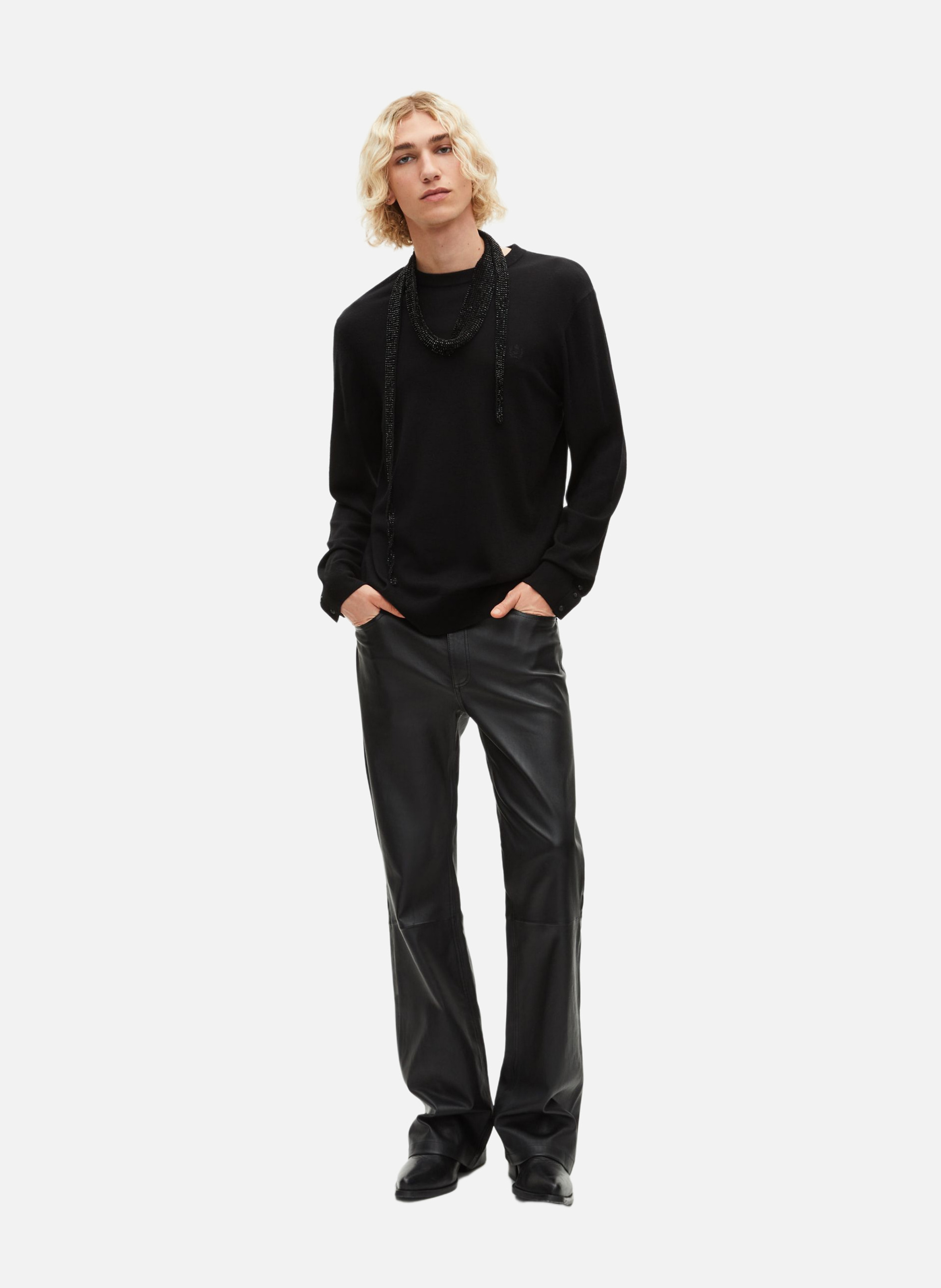 Merino wool sweater THE KOOPLES Black