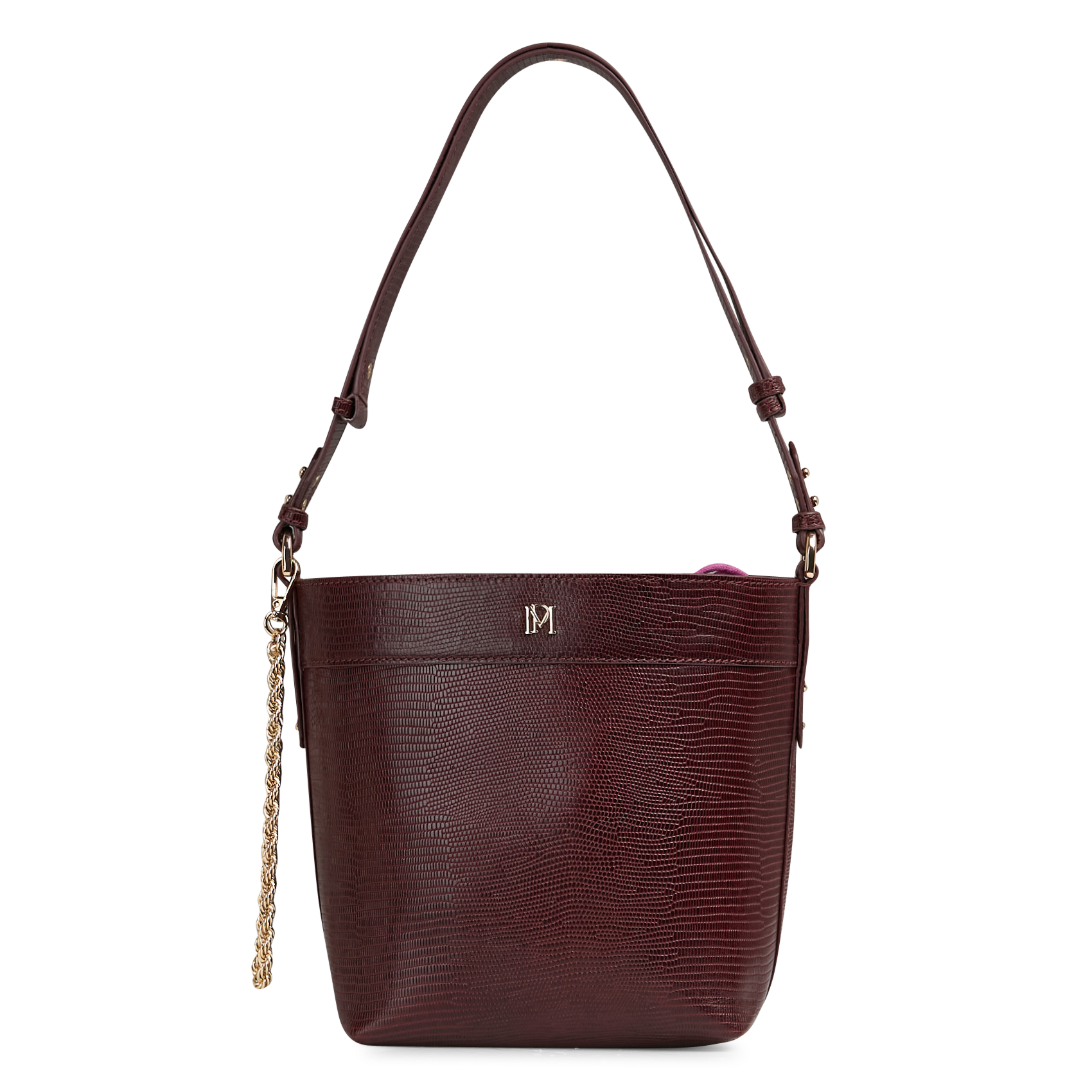 Plain leather bucket bag PETITE MENDIGOTE