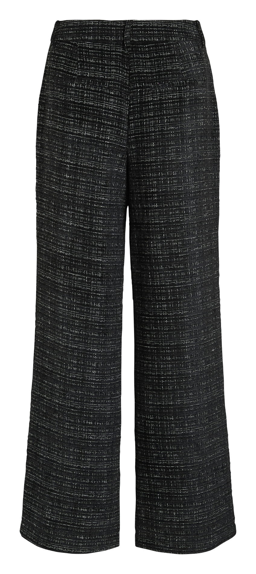 Pantalon large en tweed VILA Noir