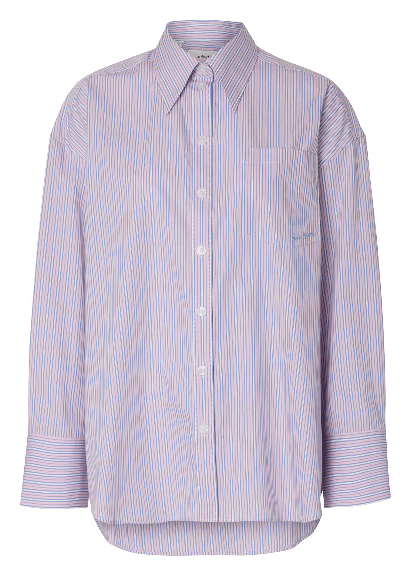 Classic collar shirt SELECTED Pink