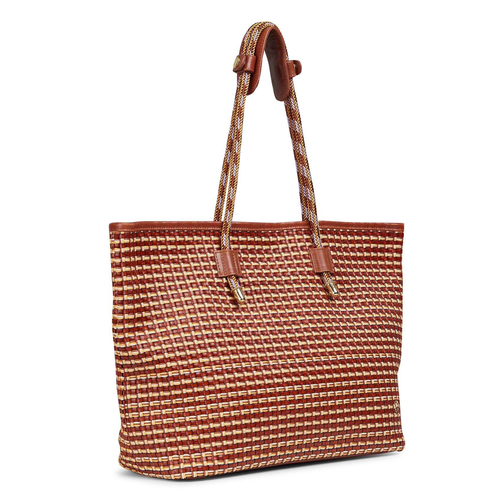 Geschmeidige Tragetasche aus Leder  CLARIS VIROT Braun