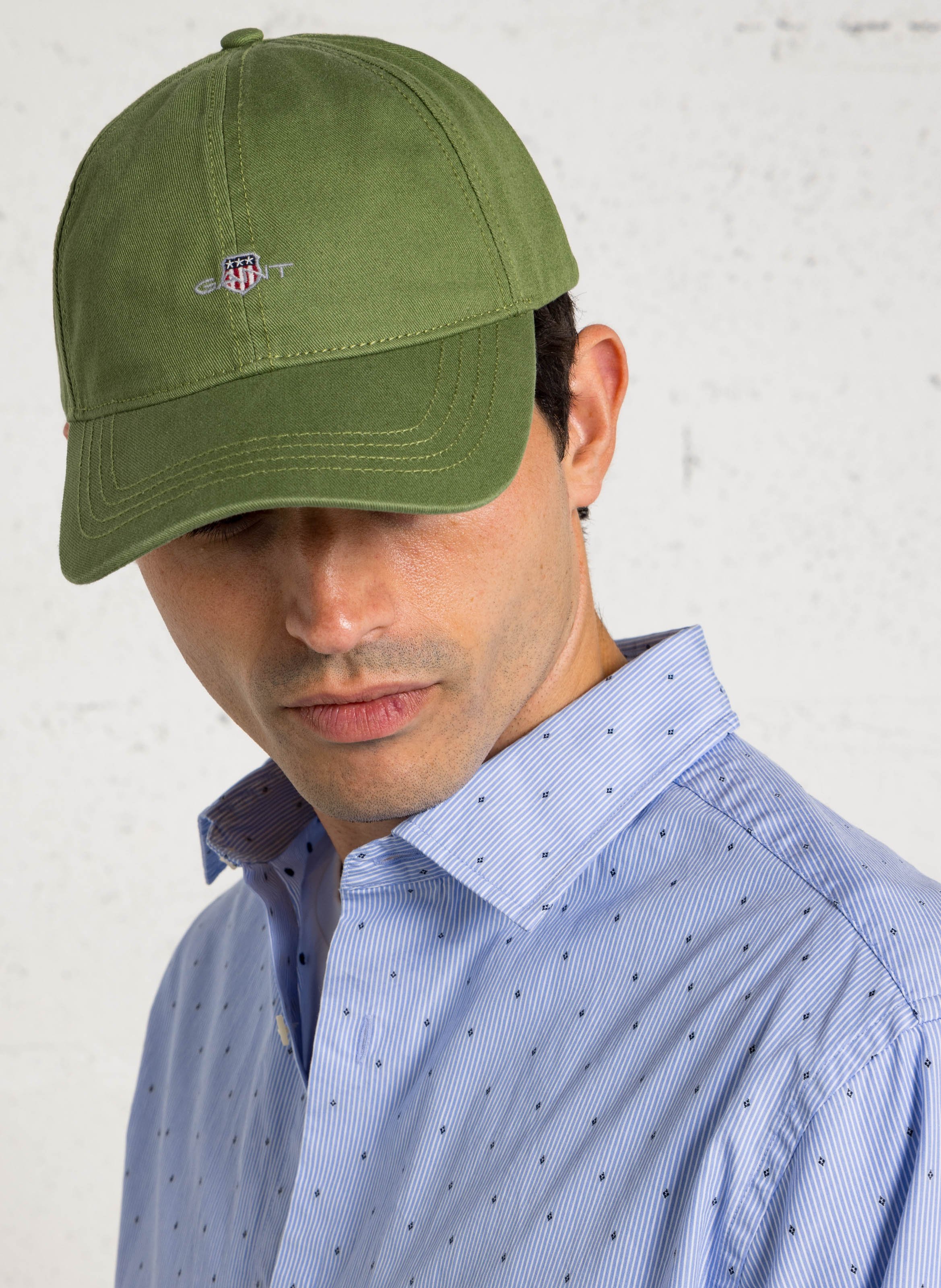 Casquette en coton bio GANT Vert