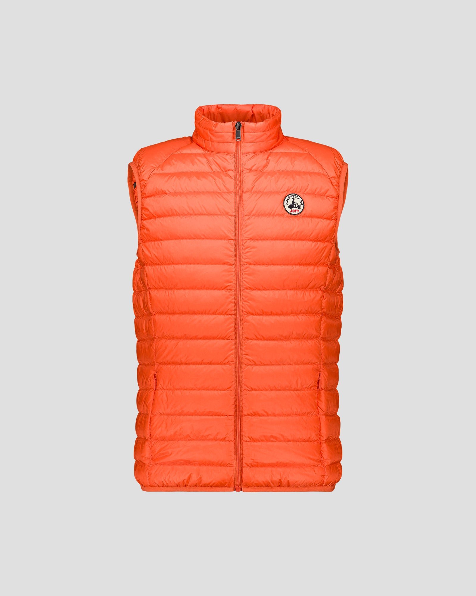 Sleeveless puffer jacket Tom JOTT Orange