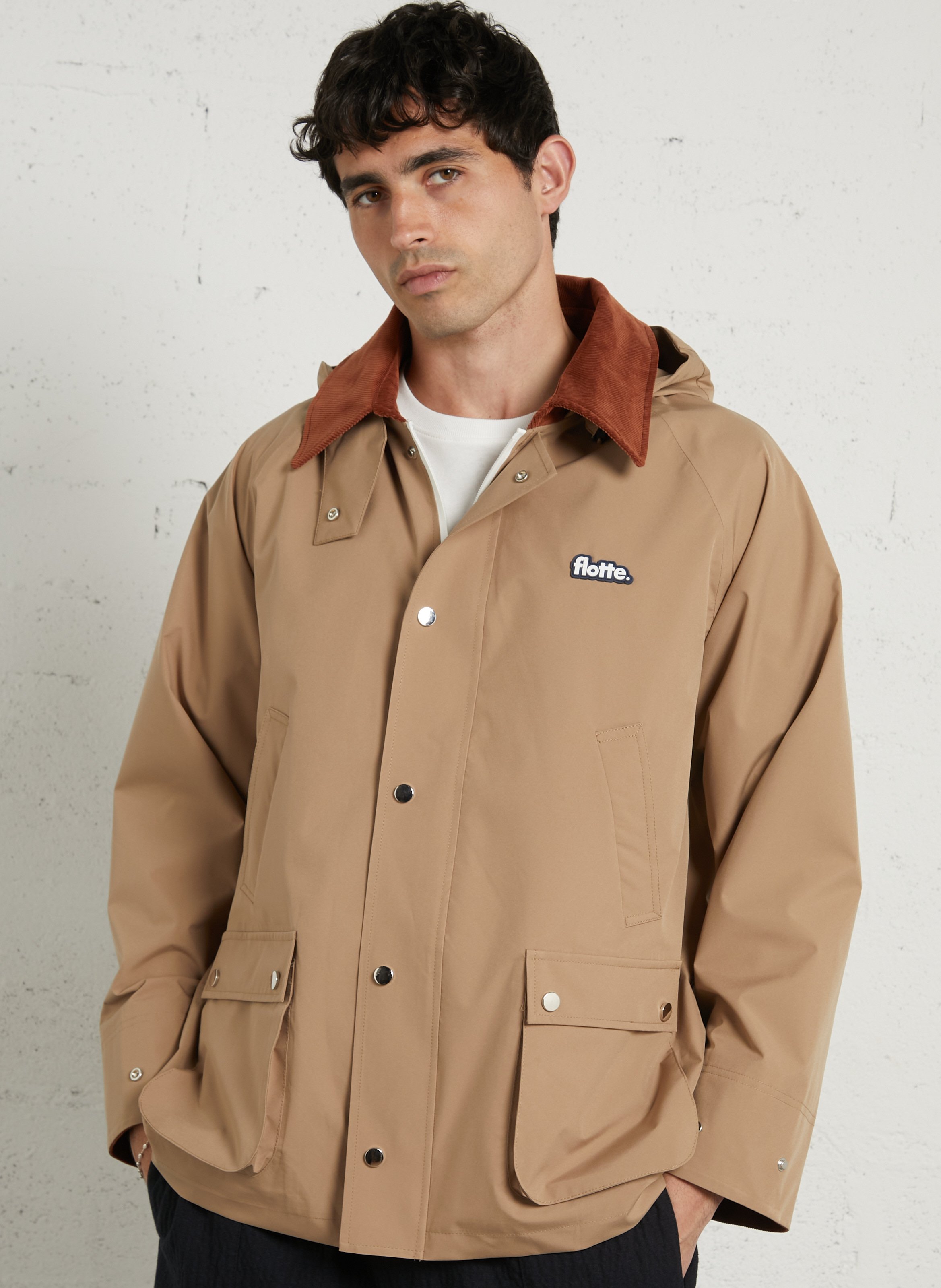Blouson mit klassischem Kragen FLOTTE Beige