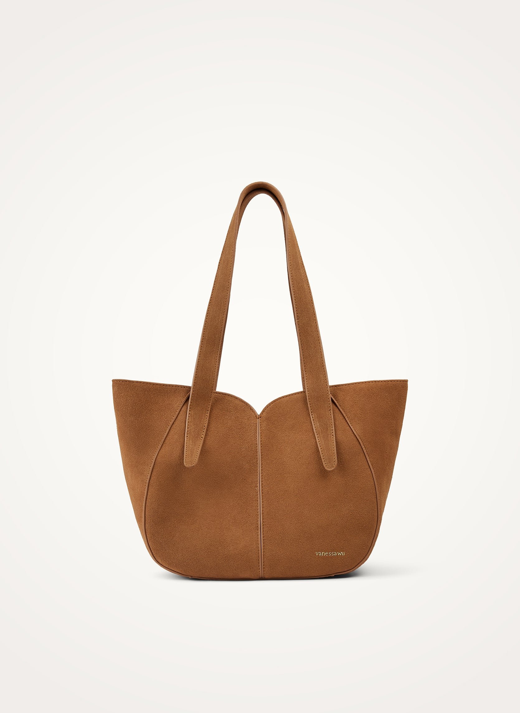 Bag with handles and shoulder strap VANESSA WU Brown