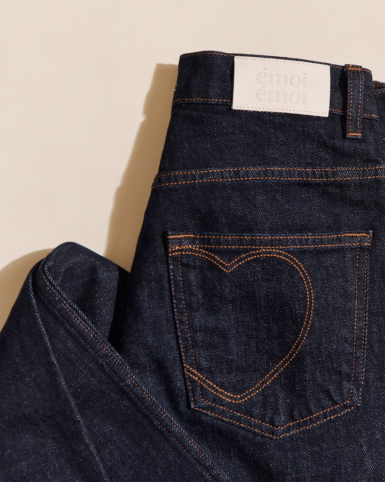 Jean droit brut EMOI EMOI Bleu