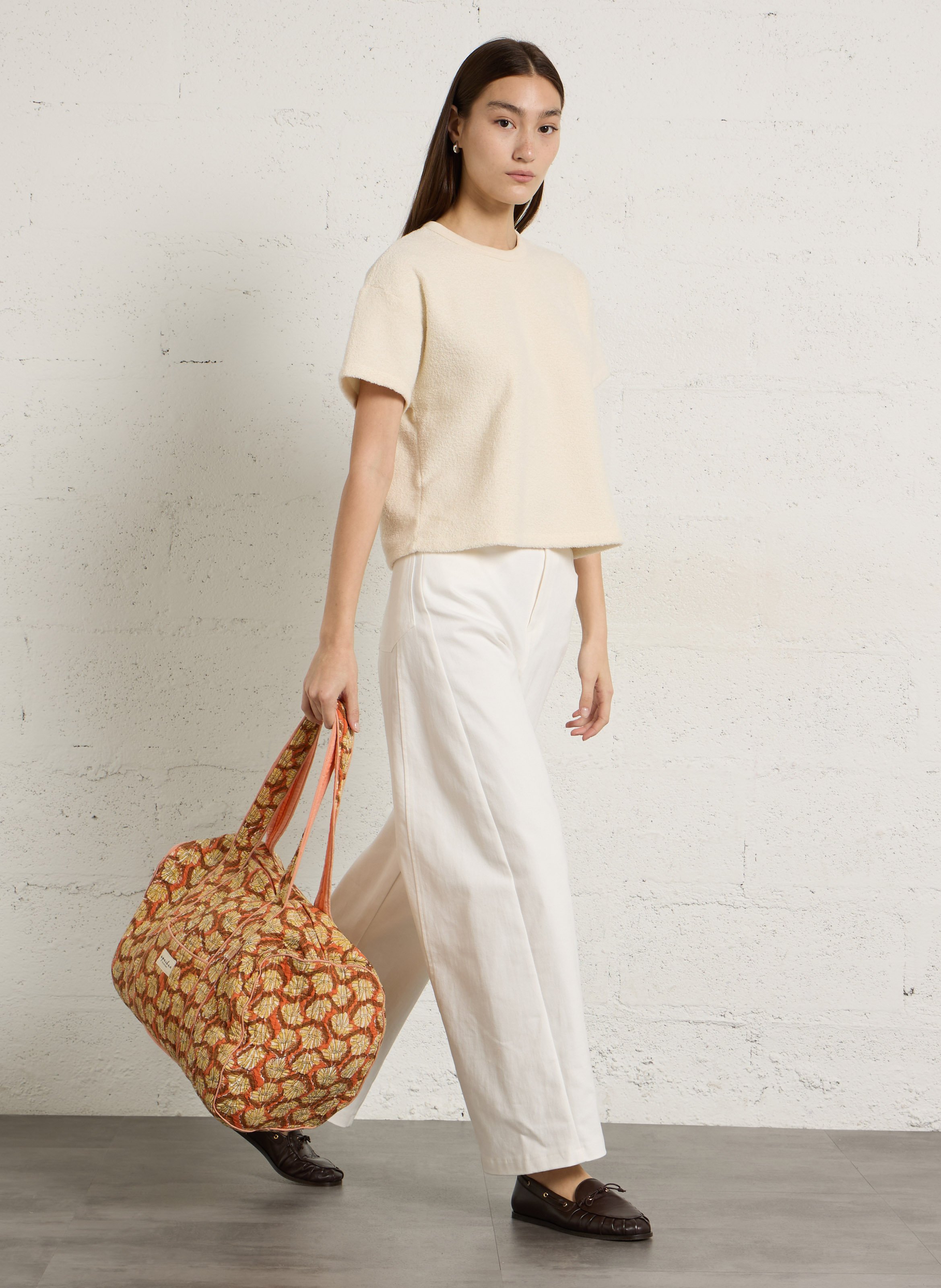 Bedruckte Tasche aus gesteppter Baumwolle APACHES COLLECTIONS Rot