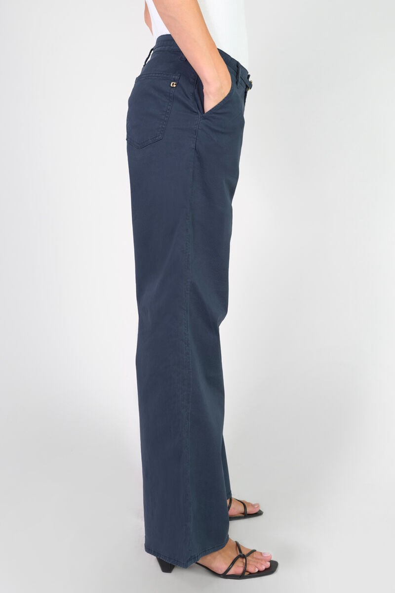 Flared pants LE TEMPS DES CERISES Blue