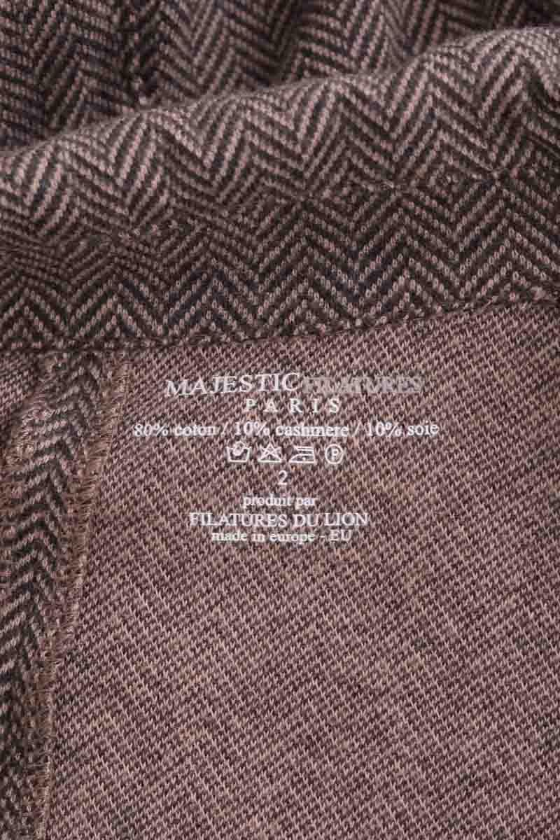 Blazer MAJESTIC FILATURES - SECONDE MAIN Brown