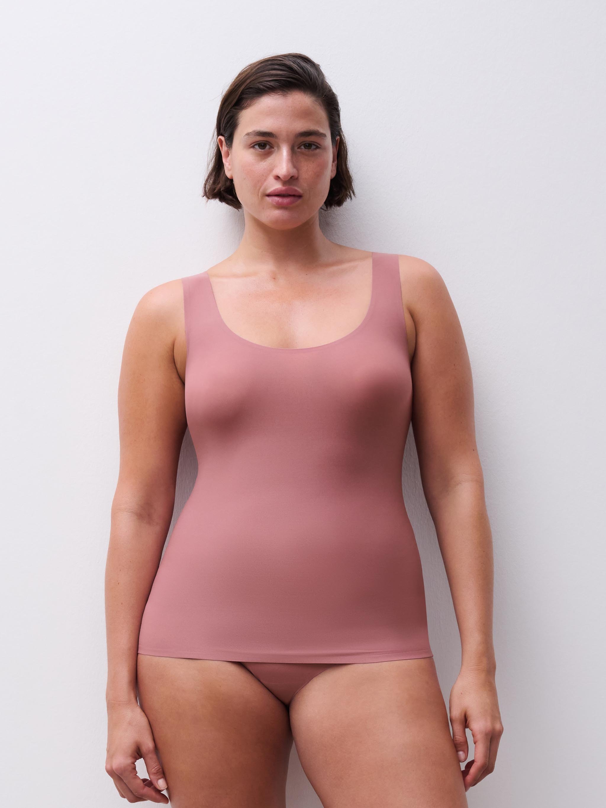 Sleeveless top CHANTELLE Brown
