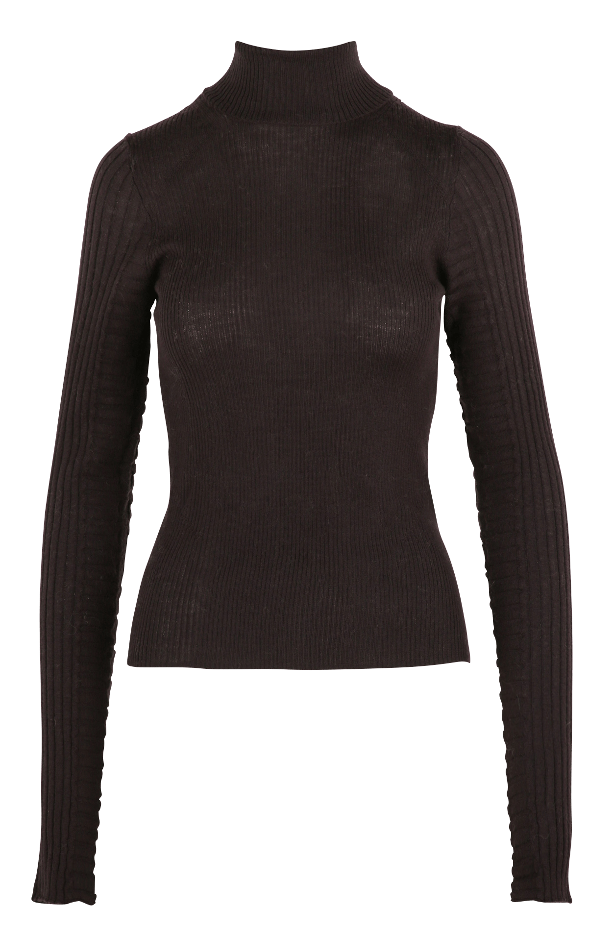 Wool high-neck jumper BELLEROSE Brown