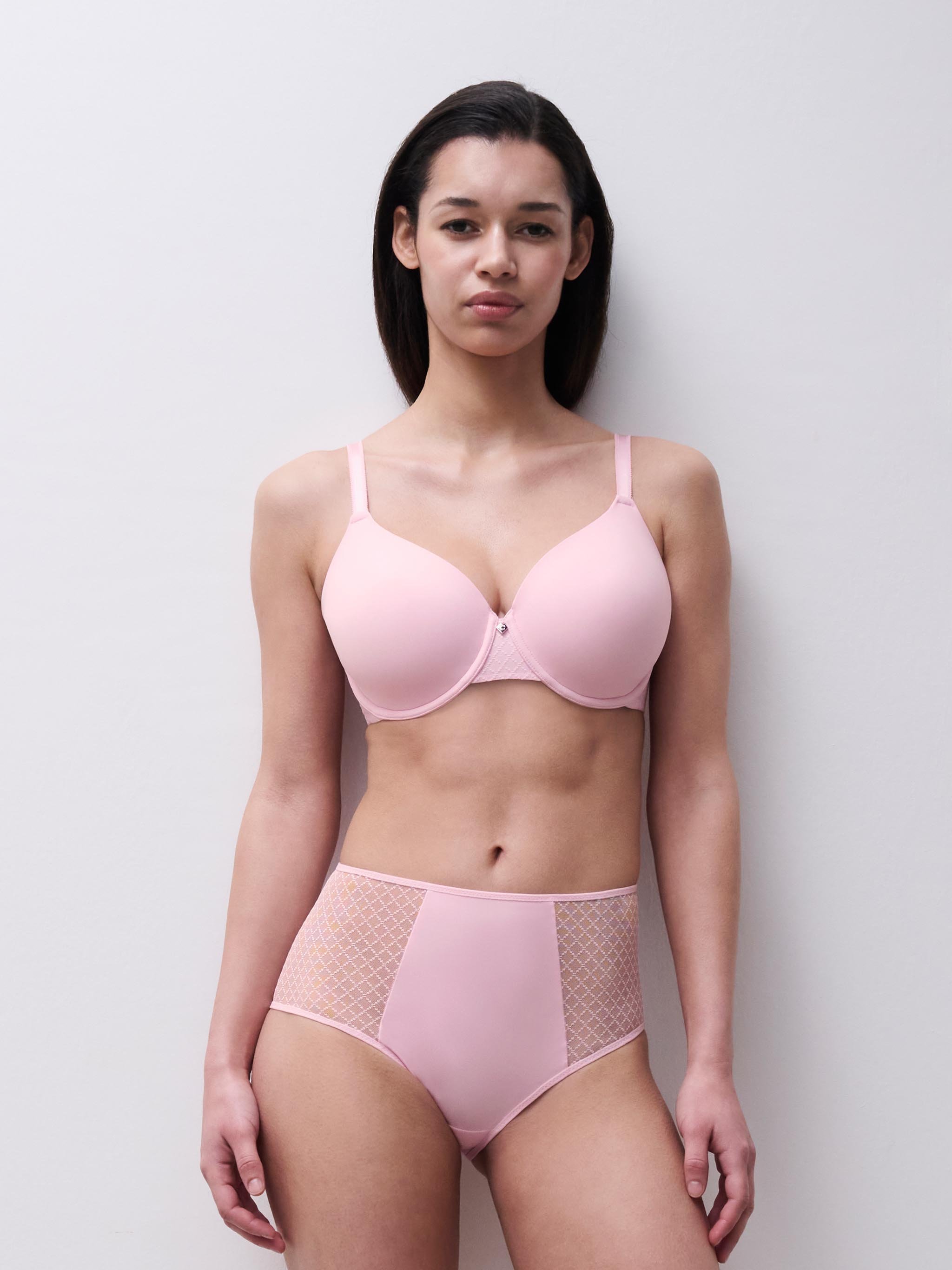 High-waisted lace panties | Pink CHANTELLE Women