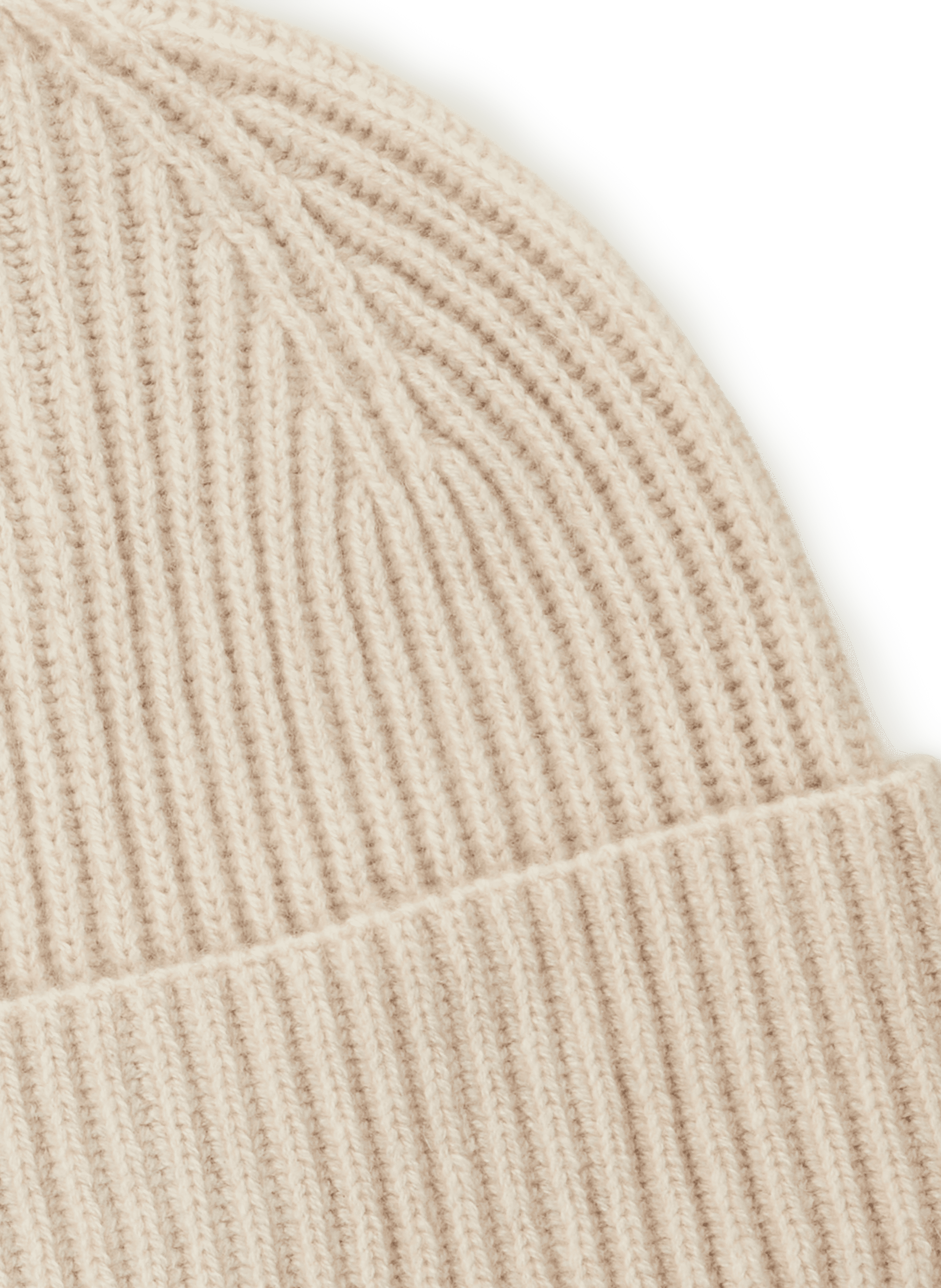 Ribbed-knit cashmere hat SAISON 1865 Beige