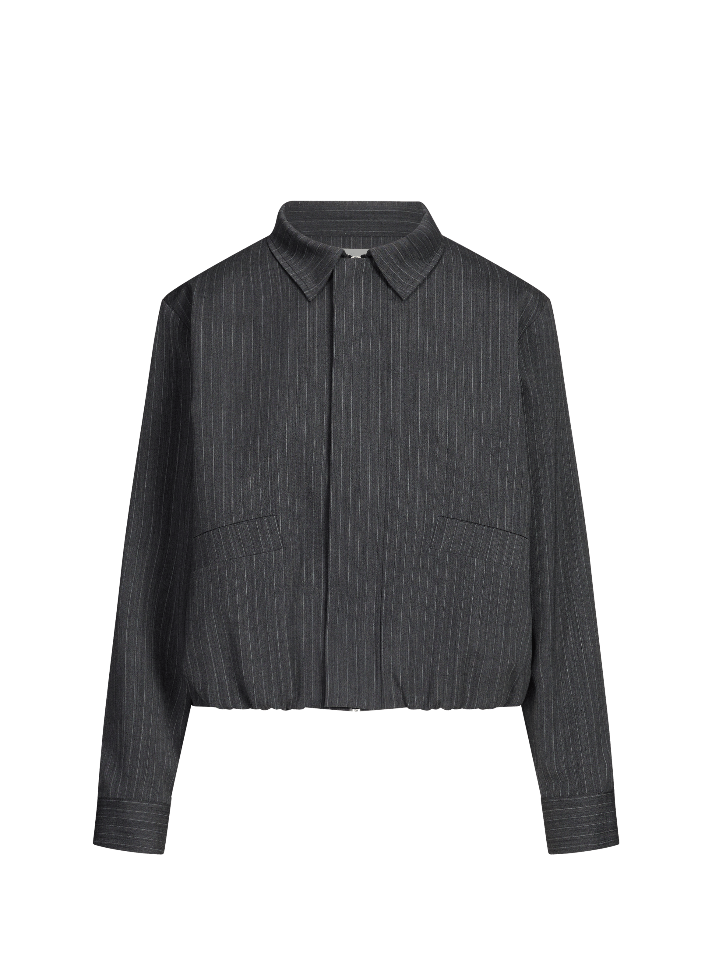 Short Badri wool blend jacket SAISON 1865 Grey