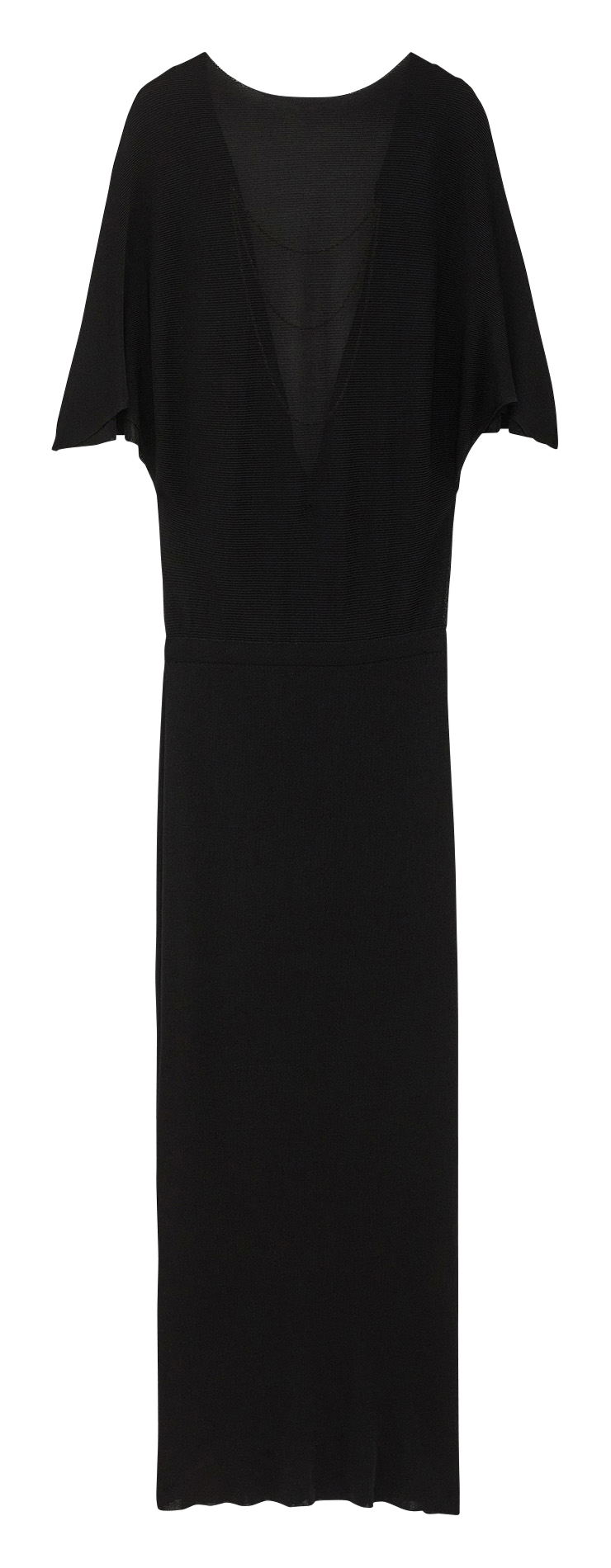 Robe maxi plissée à dos nu BA&SH Noir