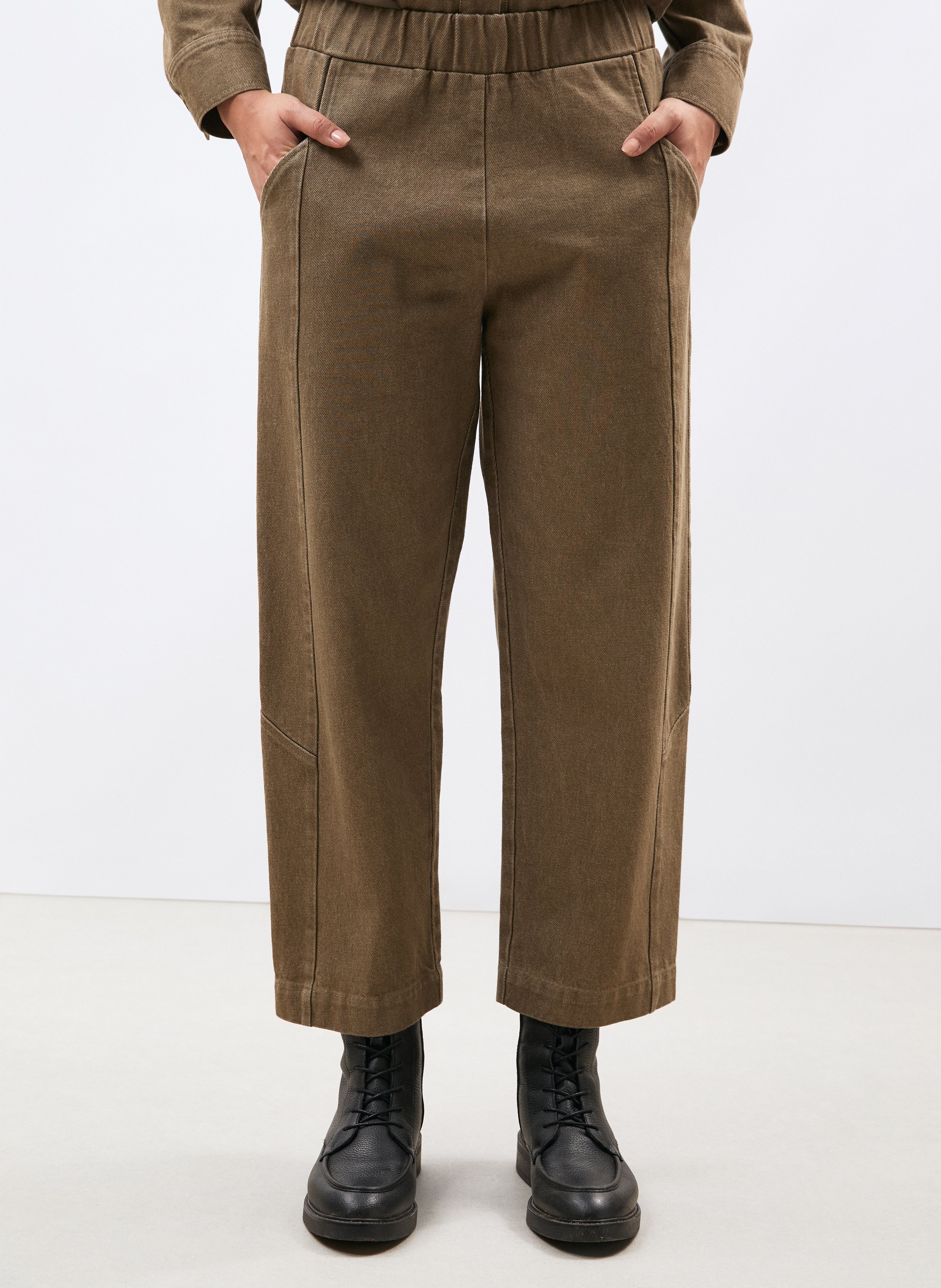 7/8 Denim katoenen broek HUMILITY Rood