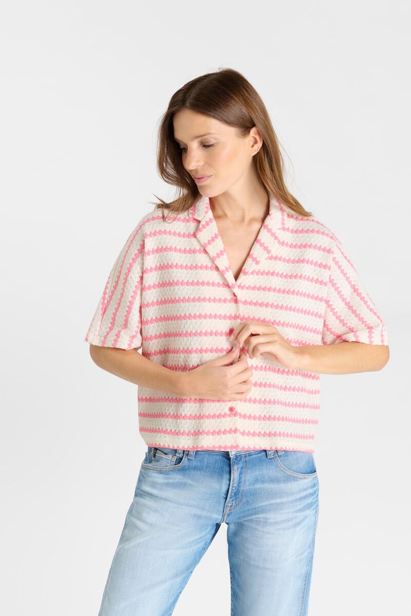 Buttoned shirt LE TEMPS DES CERISES White