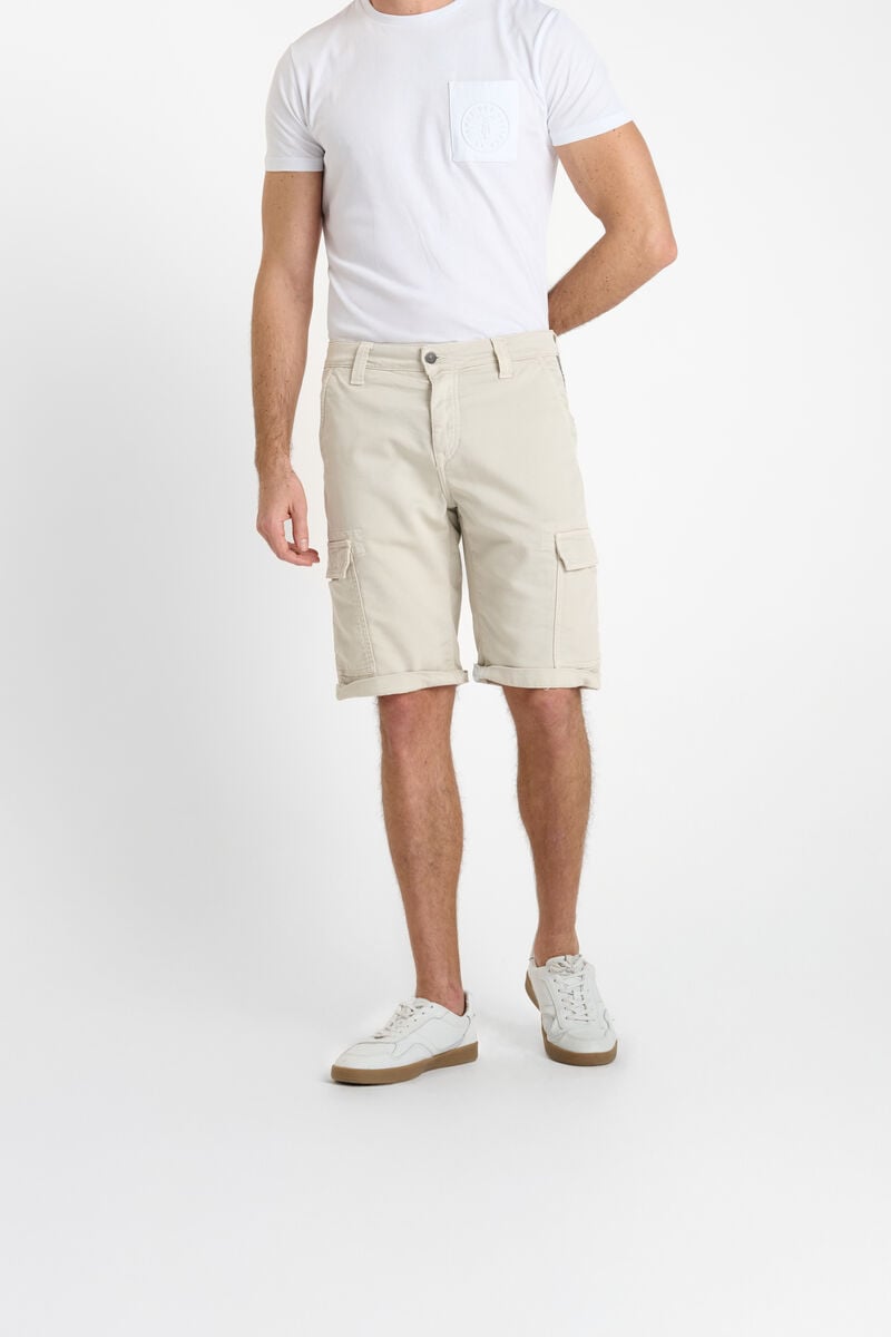 Zipped Bermudas LE TEMPS DES CERISES Beige
