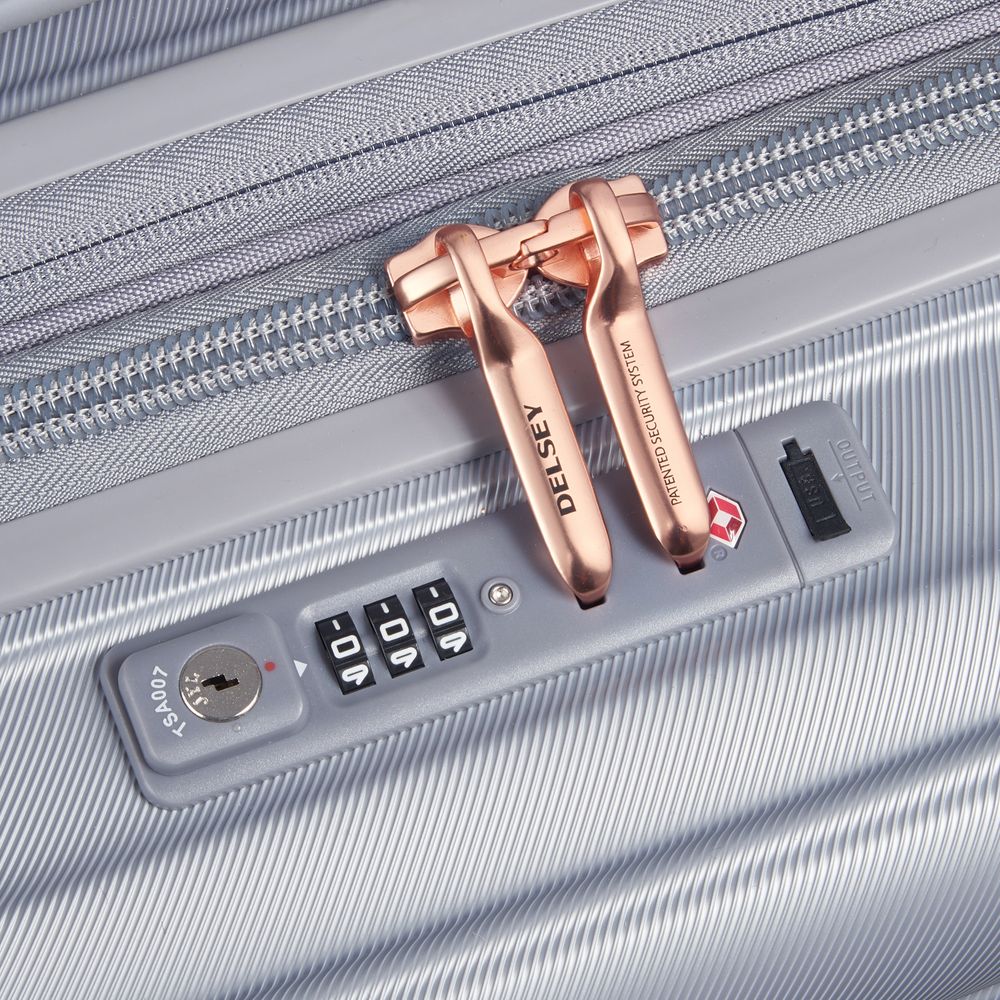 Rigid cabin suitcase DELSEY PARIS Grey