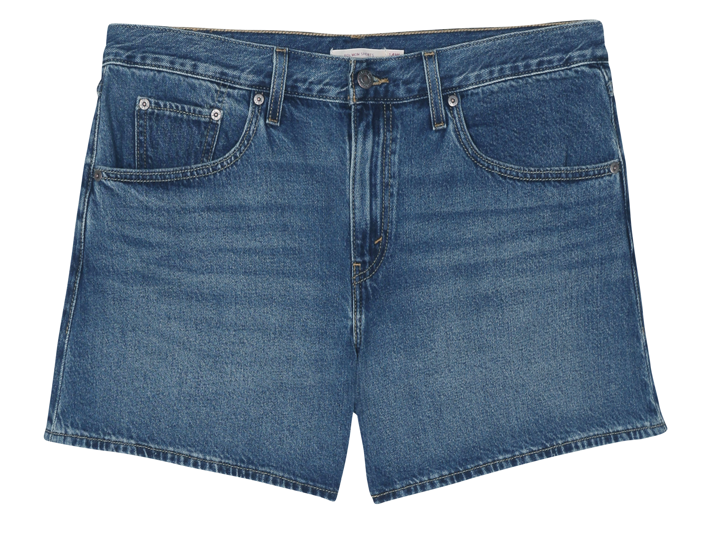 Short en jean taille haute LEVI'S Noir