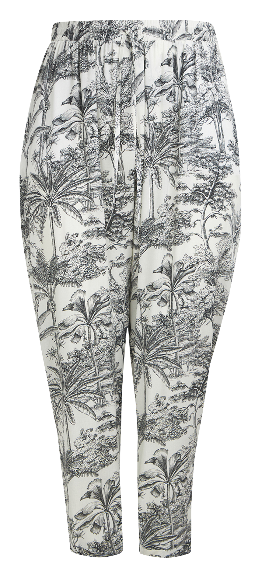 High-waisted jodhpurs with exotic print MAT FASHION Multicolored