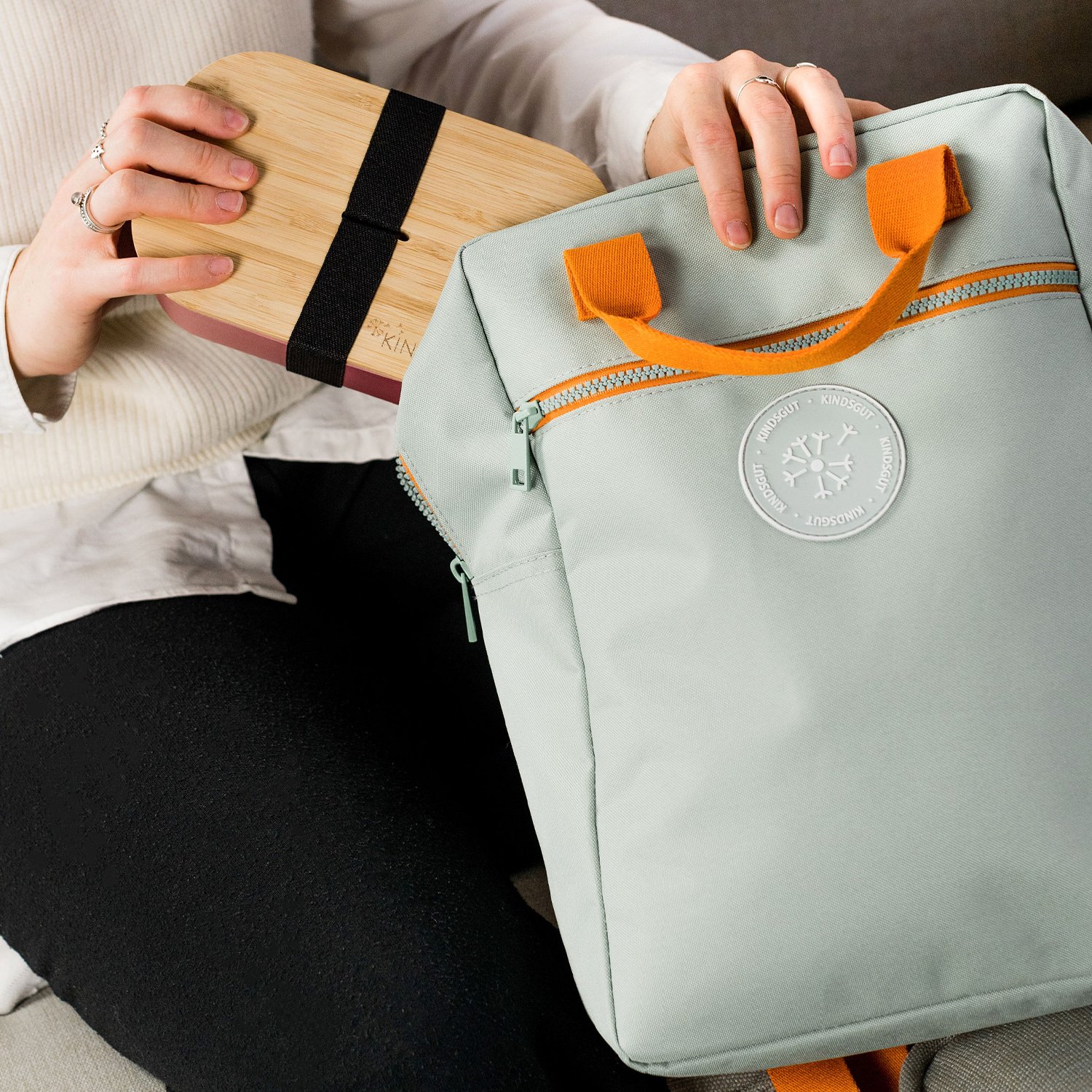 Kids&#039; maxi backpack KINDSGUT Green